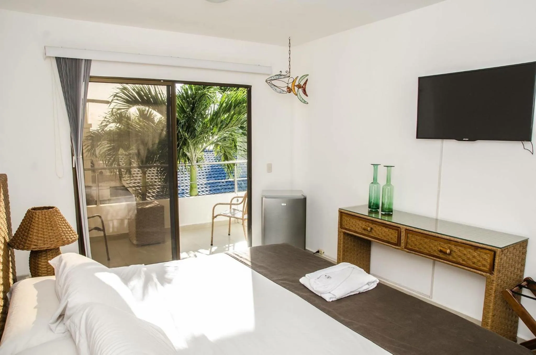 Bed in Hotel Vistalmar