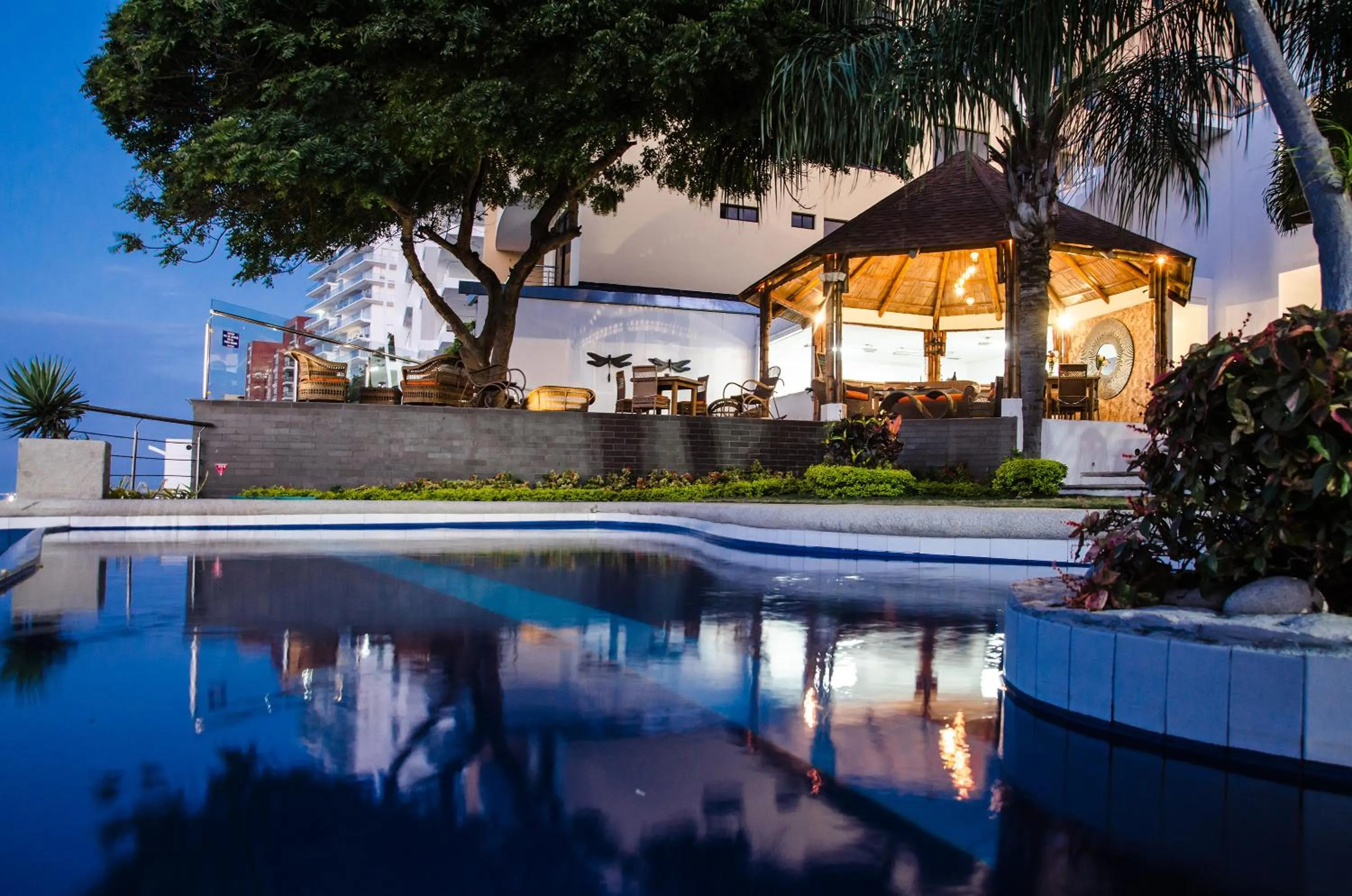 Patio in Hotel Vistalmar