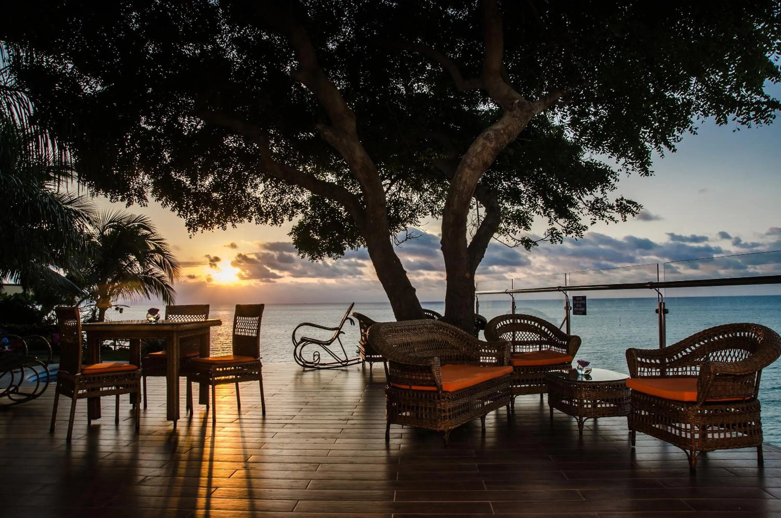 Patio in Hotel Vistalmar
