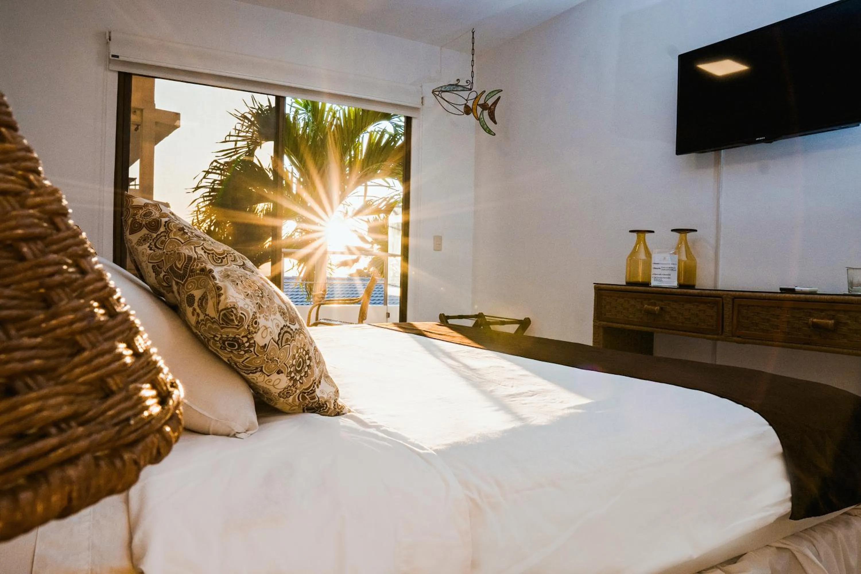 Bed in Hotel Vistalmar