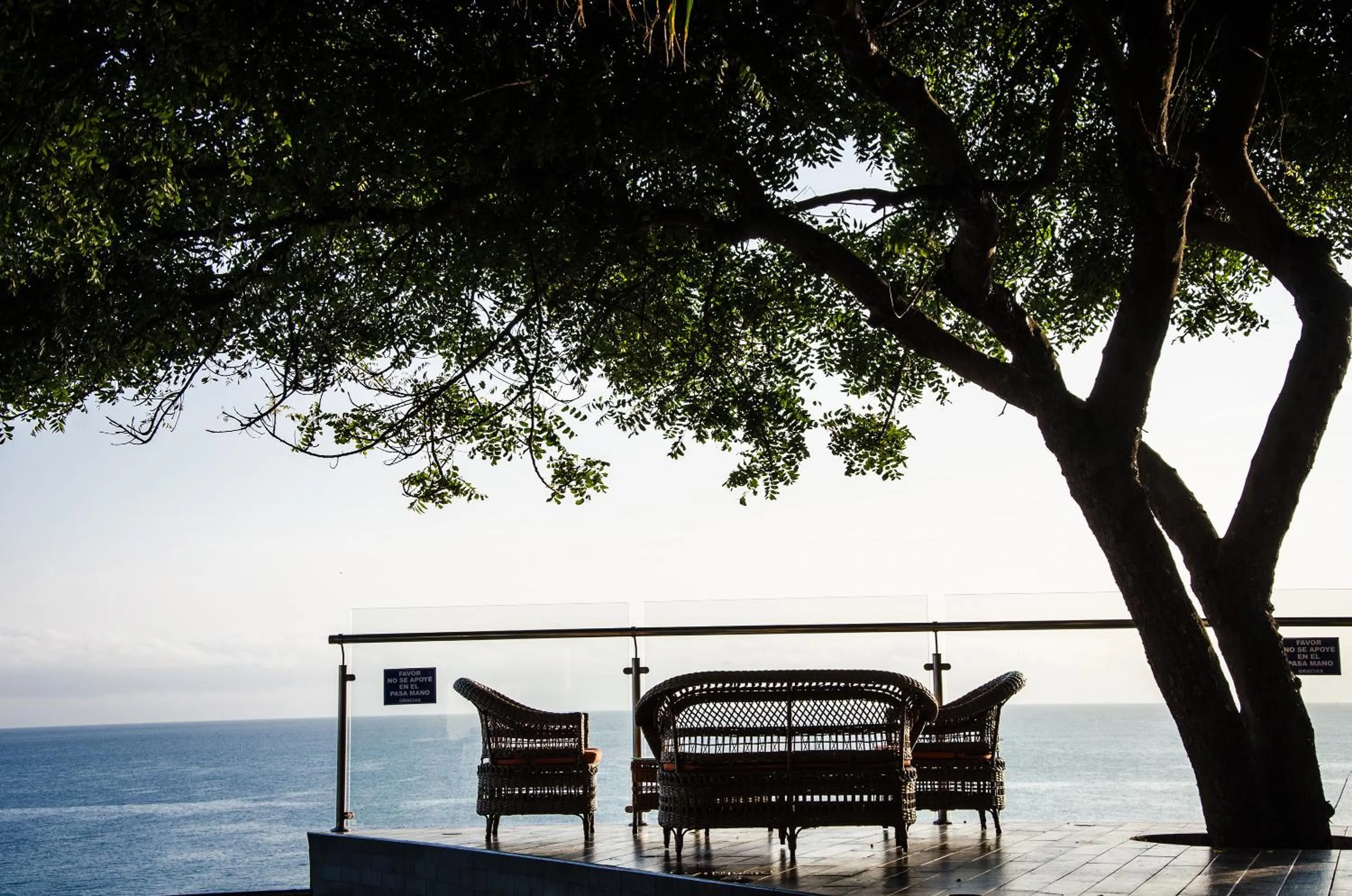Patio in Hotel Vistalmar