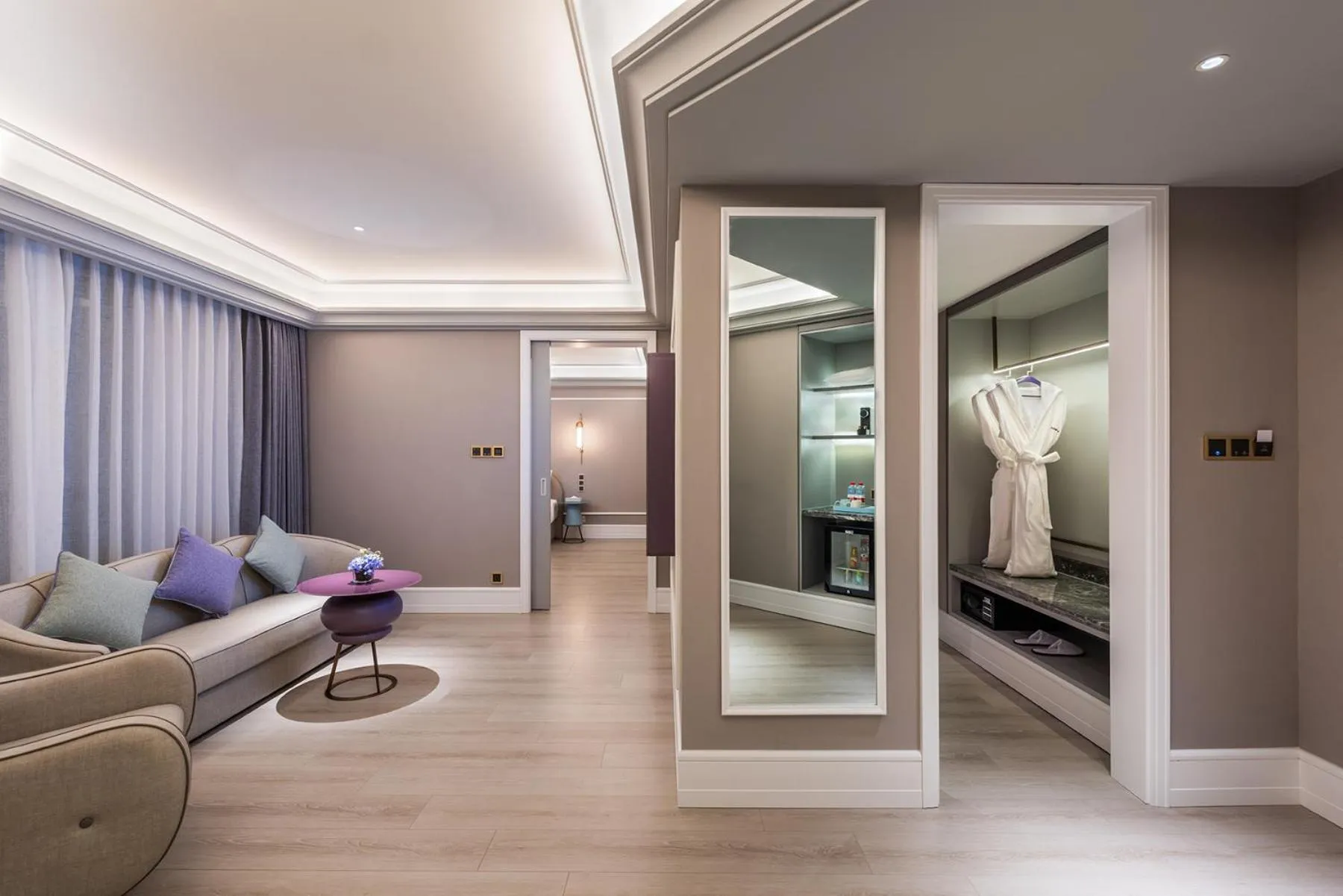 Living room, Bed in Mercure Nantong Downtown