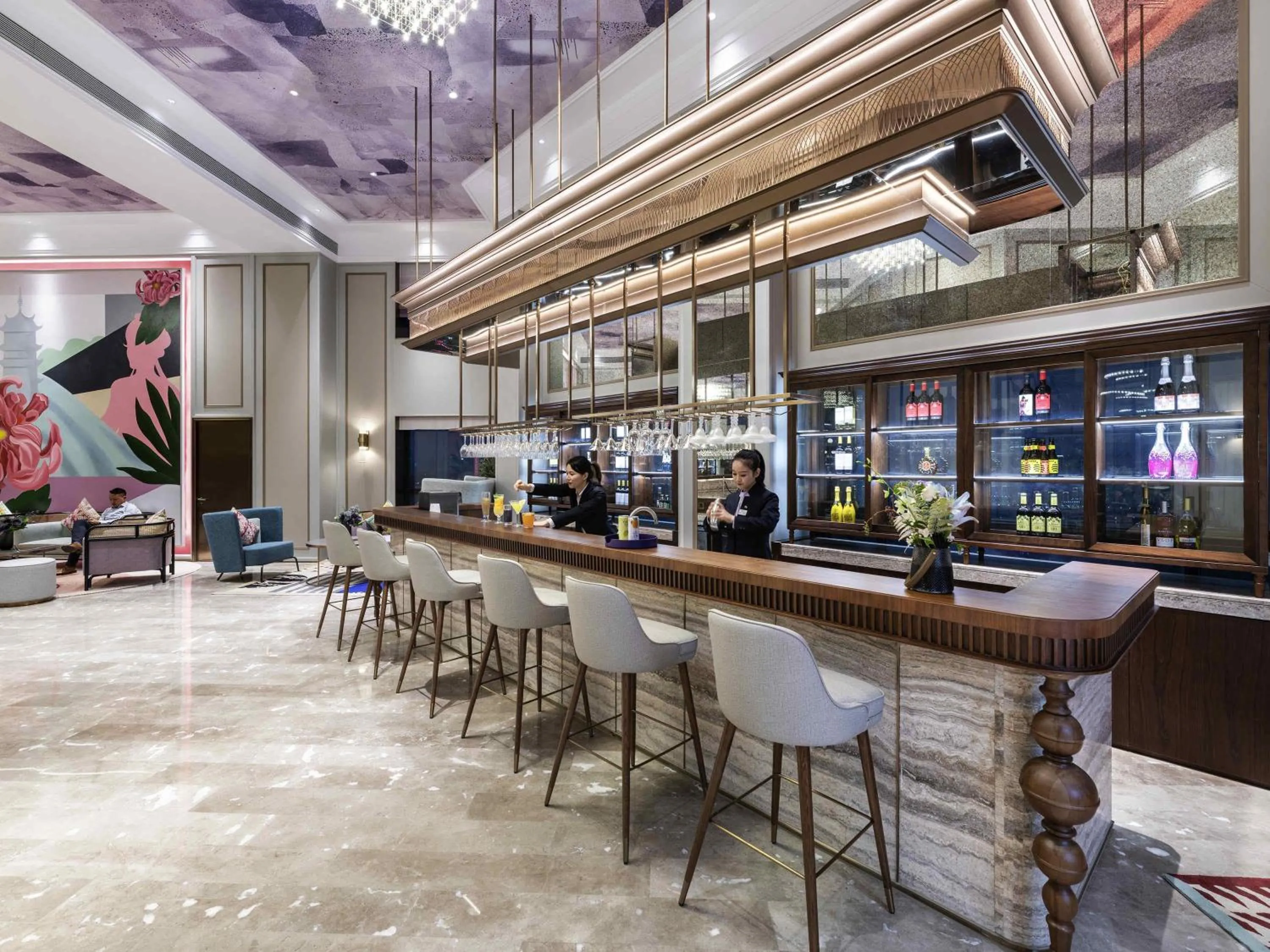 Lounge or bar in Mercure Nantong Downtown