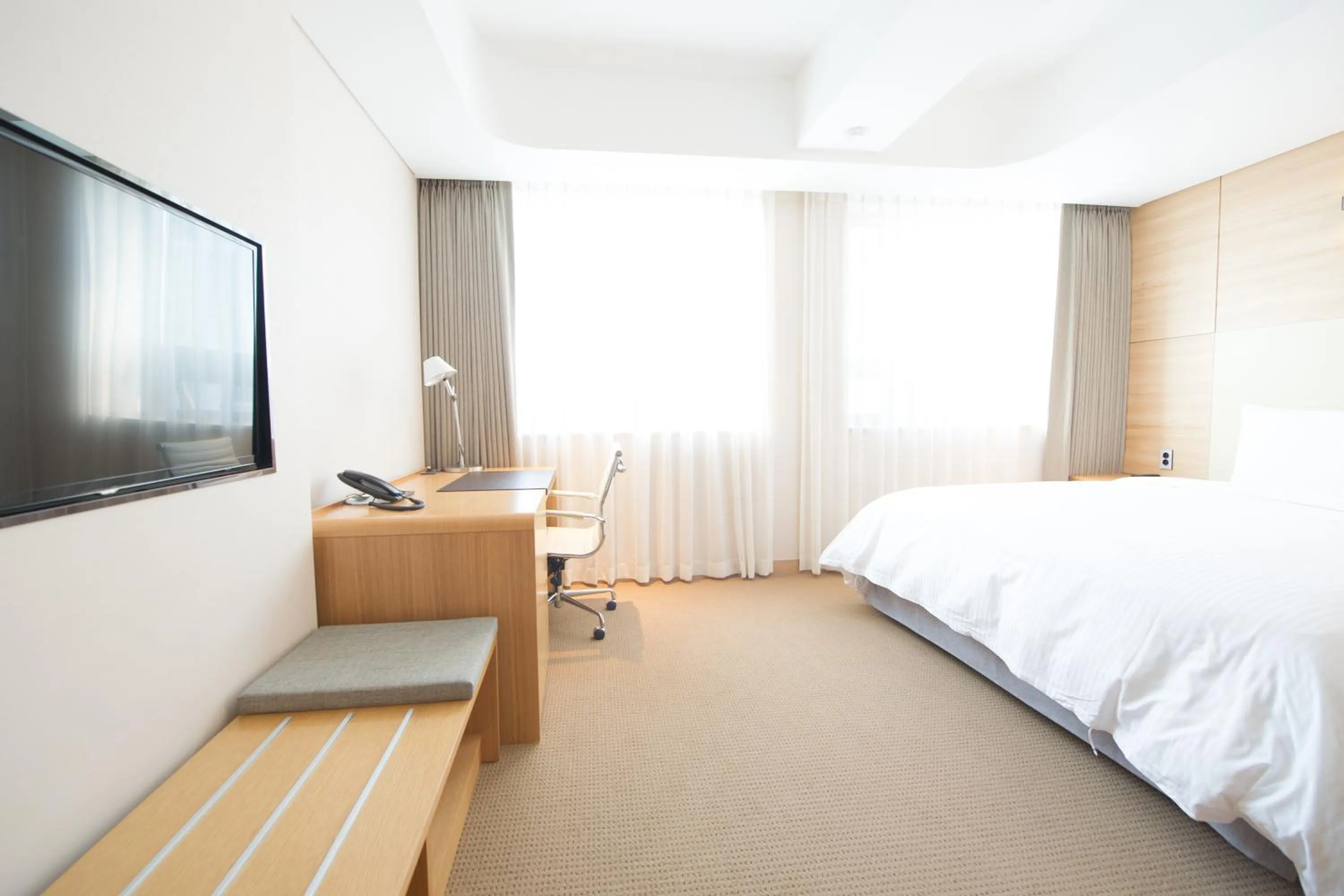 Bed in Acube Hotel Dongdaemun