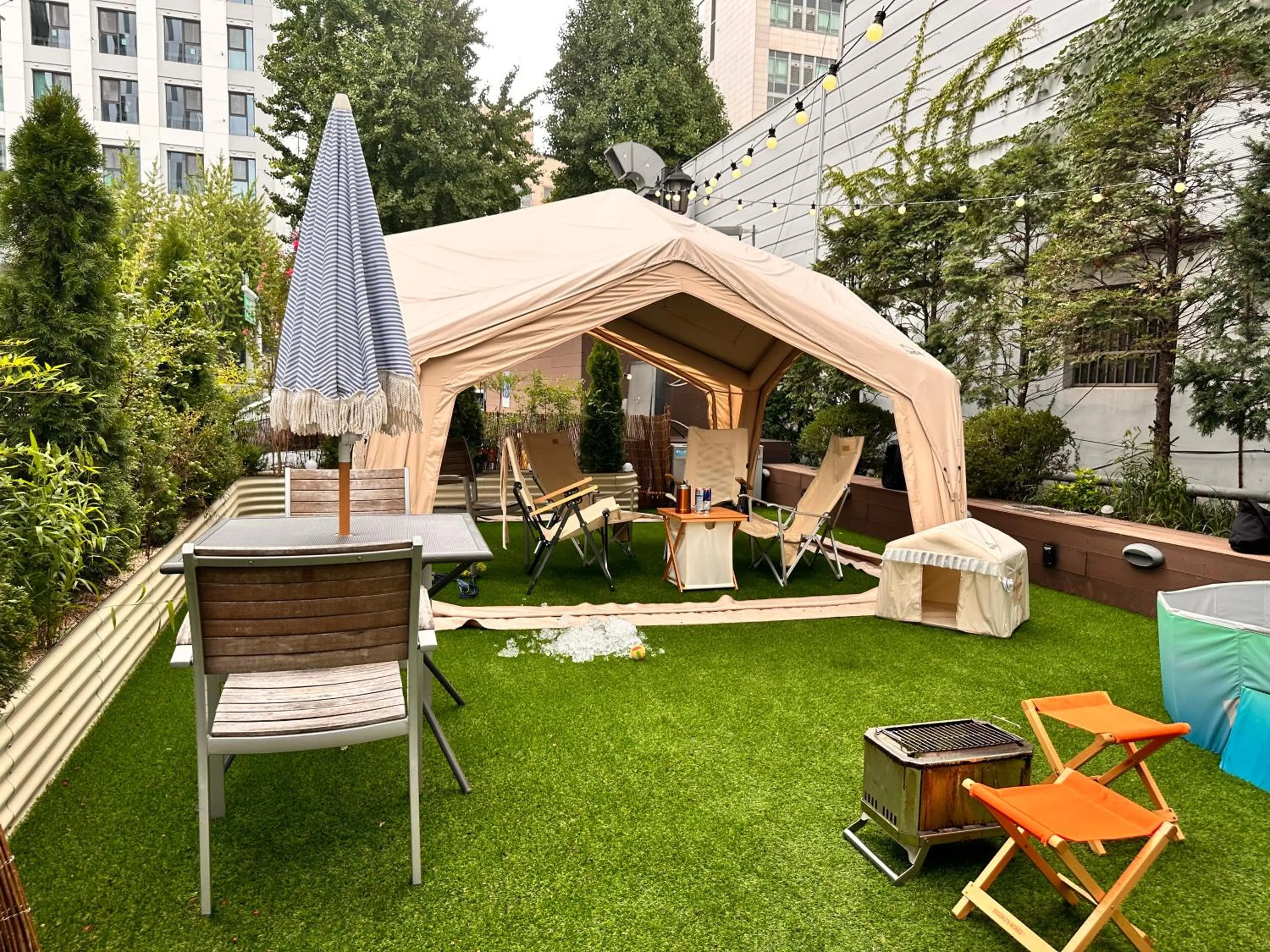 Patio in Acube Hotel Dongdaemun