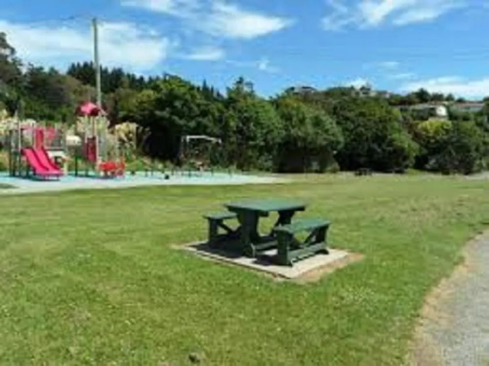 Children play ground in Noah's Boutique Accommodation Moeraki