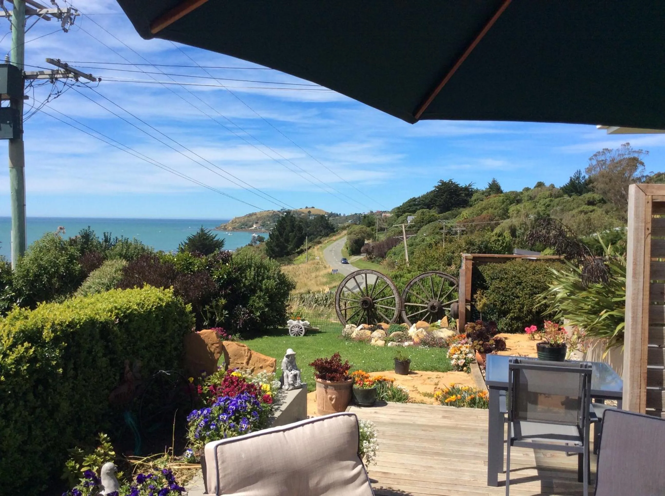 Balcony/Terrace in Noah's Boutique Accommodation Moeraki