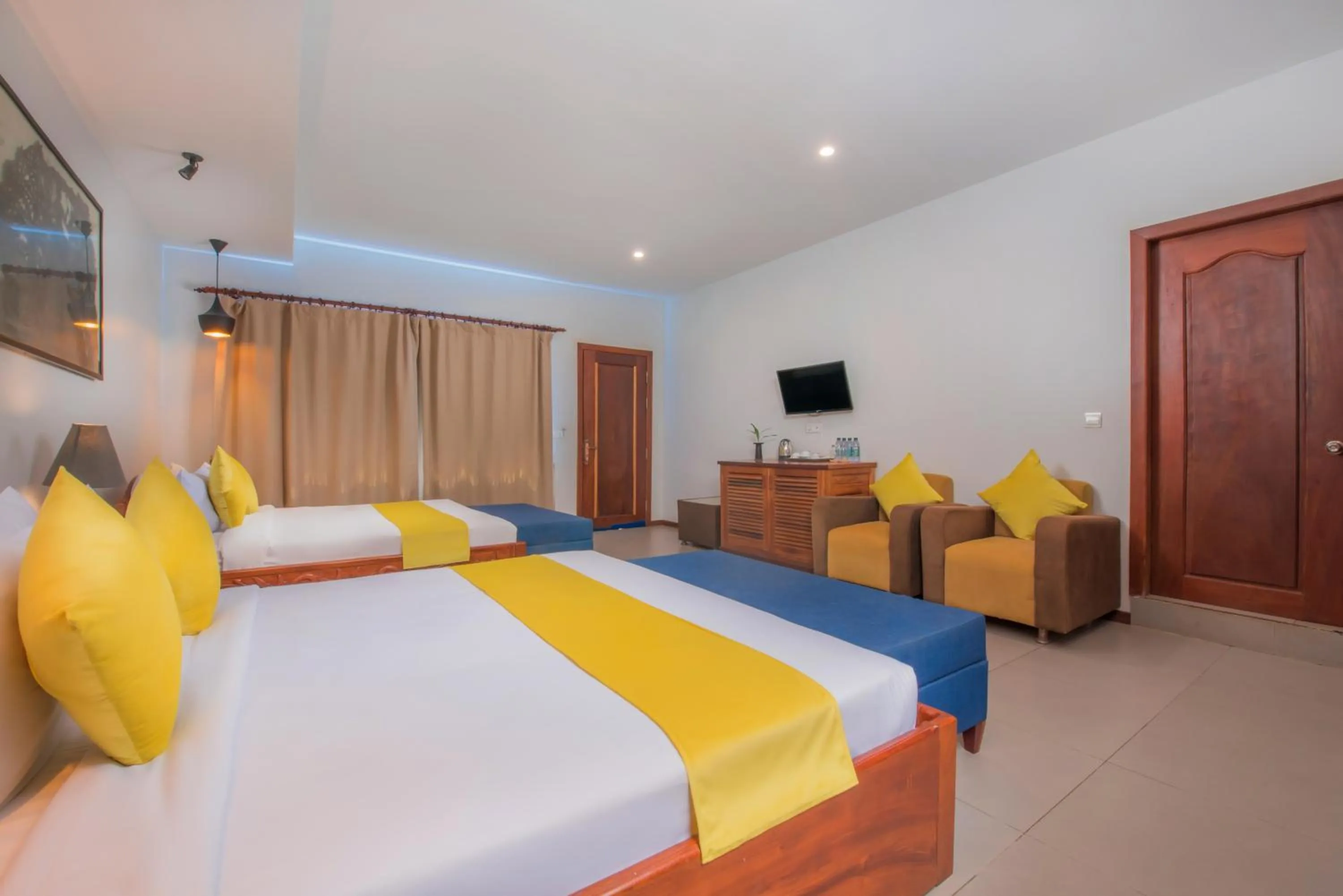 Bedroom, Bed in Samnak Lounge