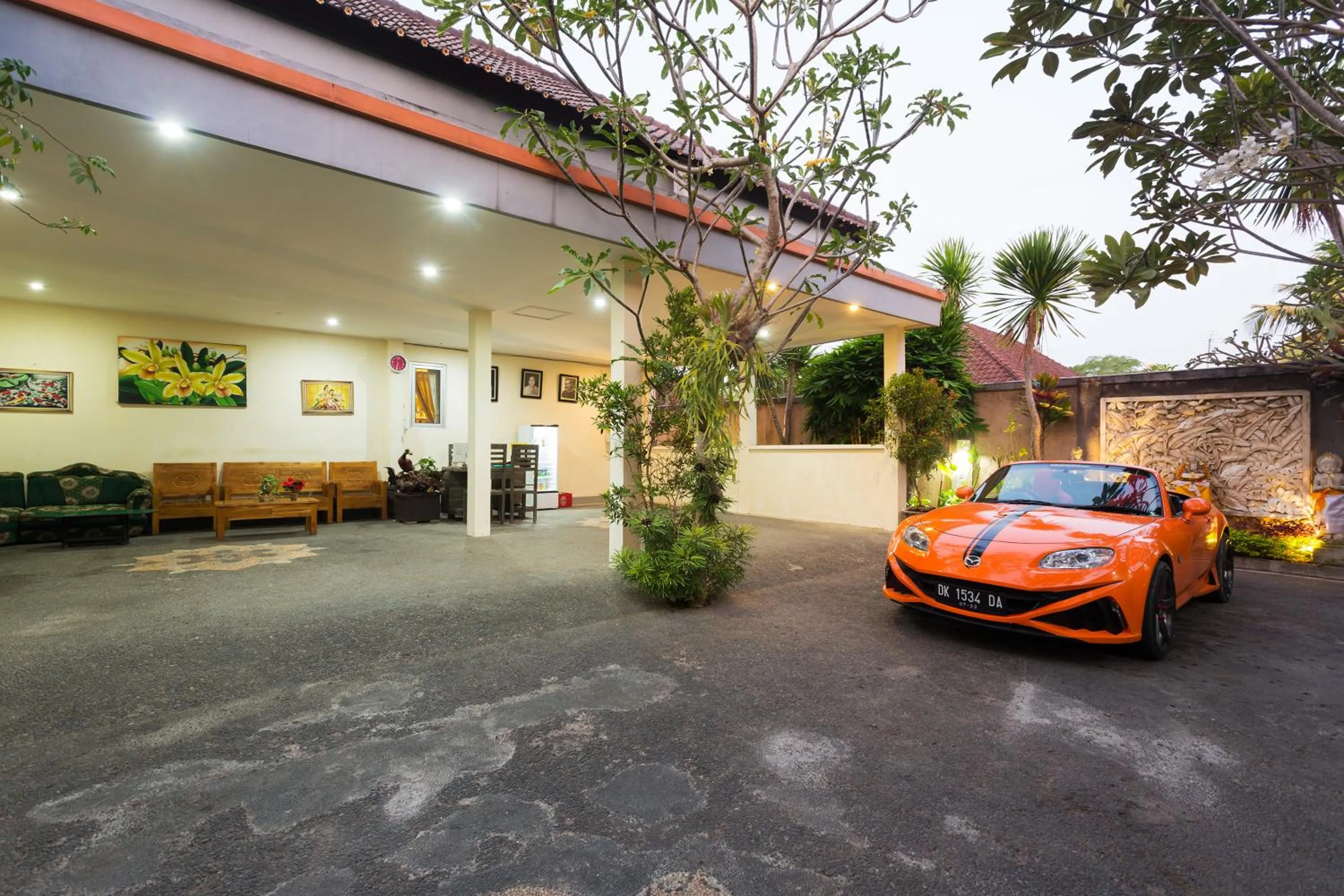 Facade/entrance in Villa Bakti Ubud by kamara