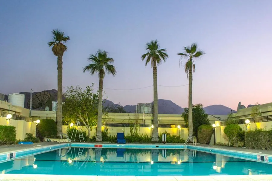 Pool view in Khasab Hotel
