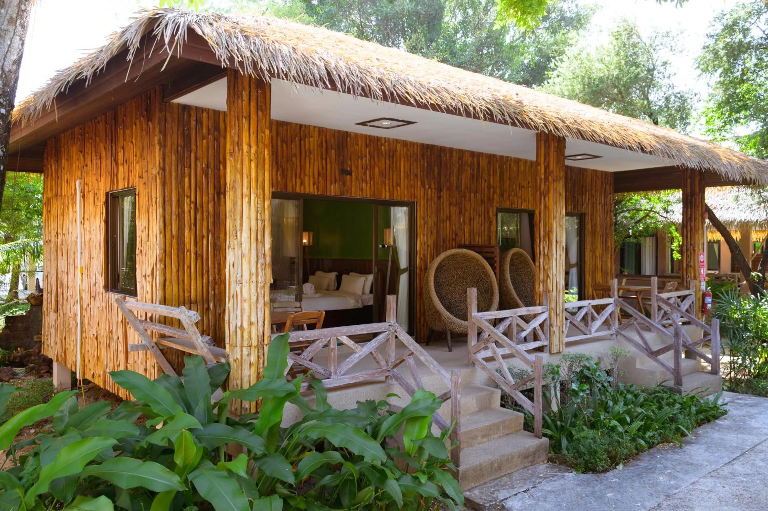 Garden view in K.B. Resort