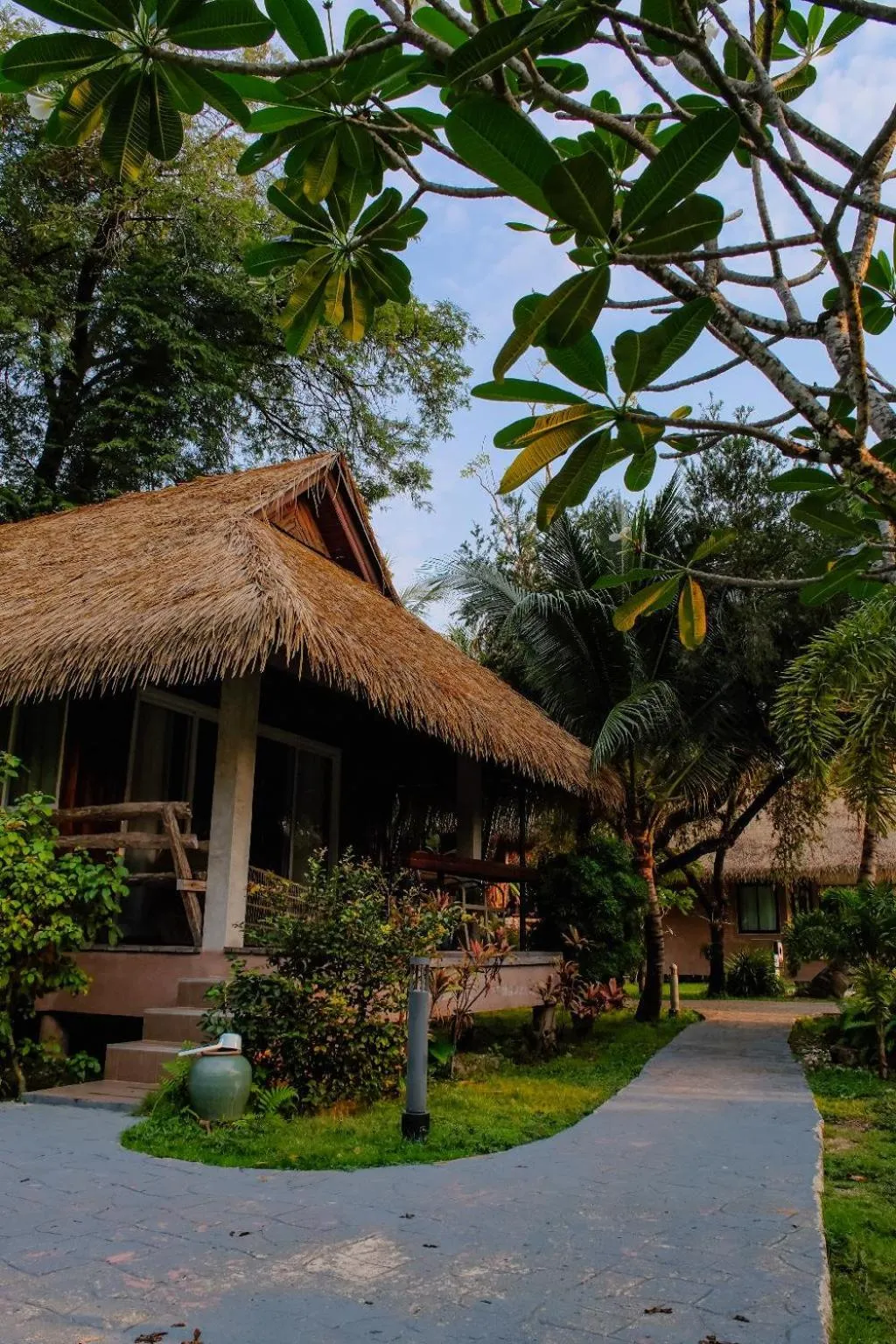 Garden view in K.B. Resort