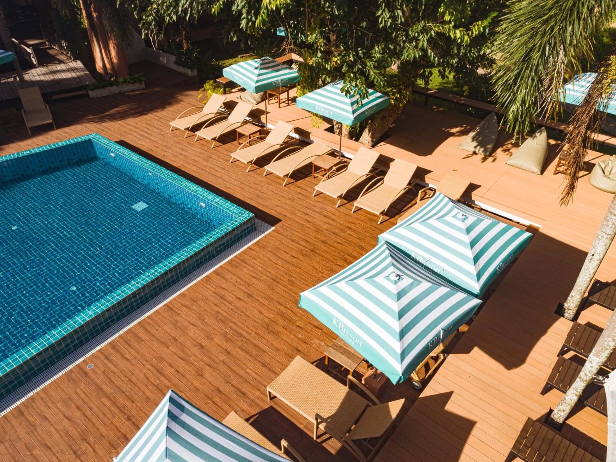 Pool view in K.B. Resort