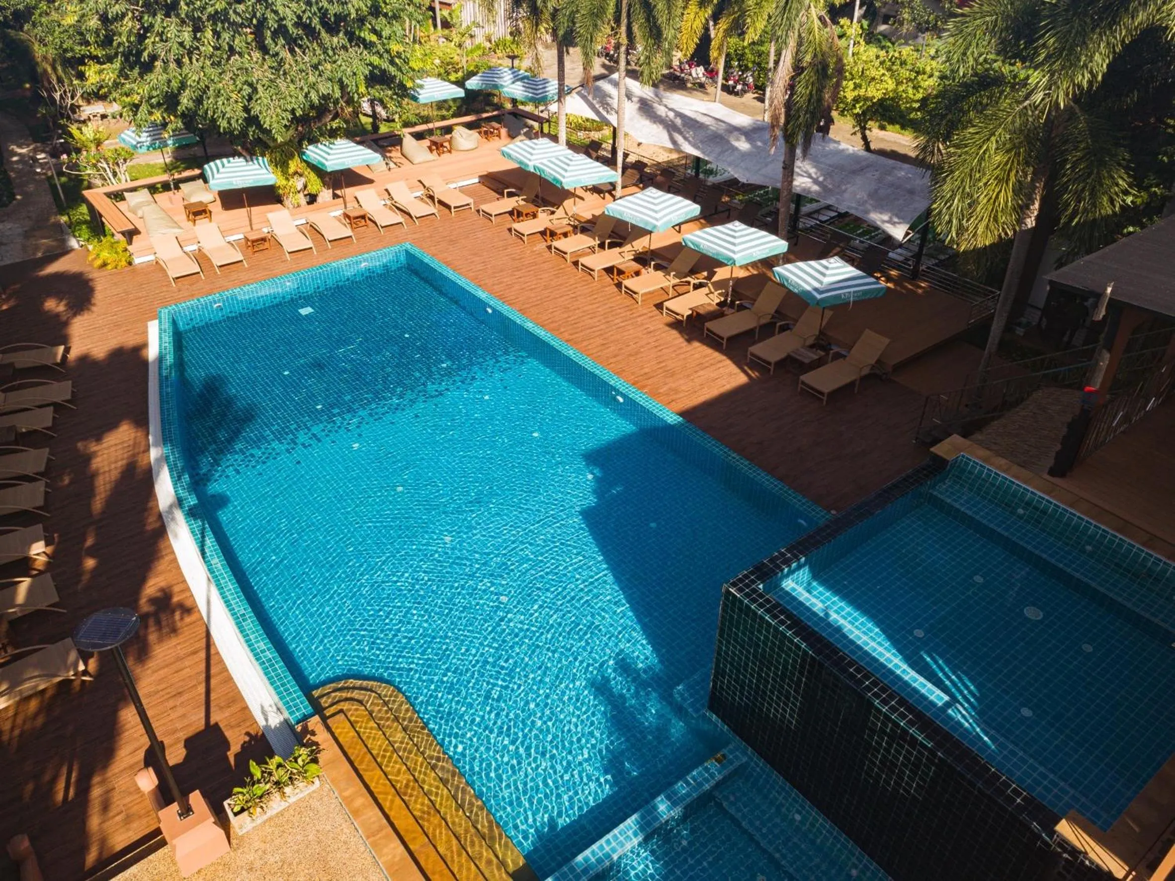 Pool view in K.B. Resort