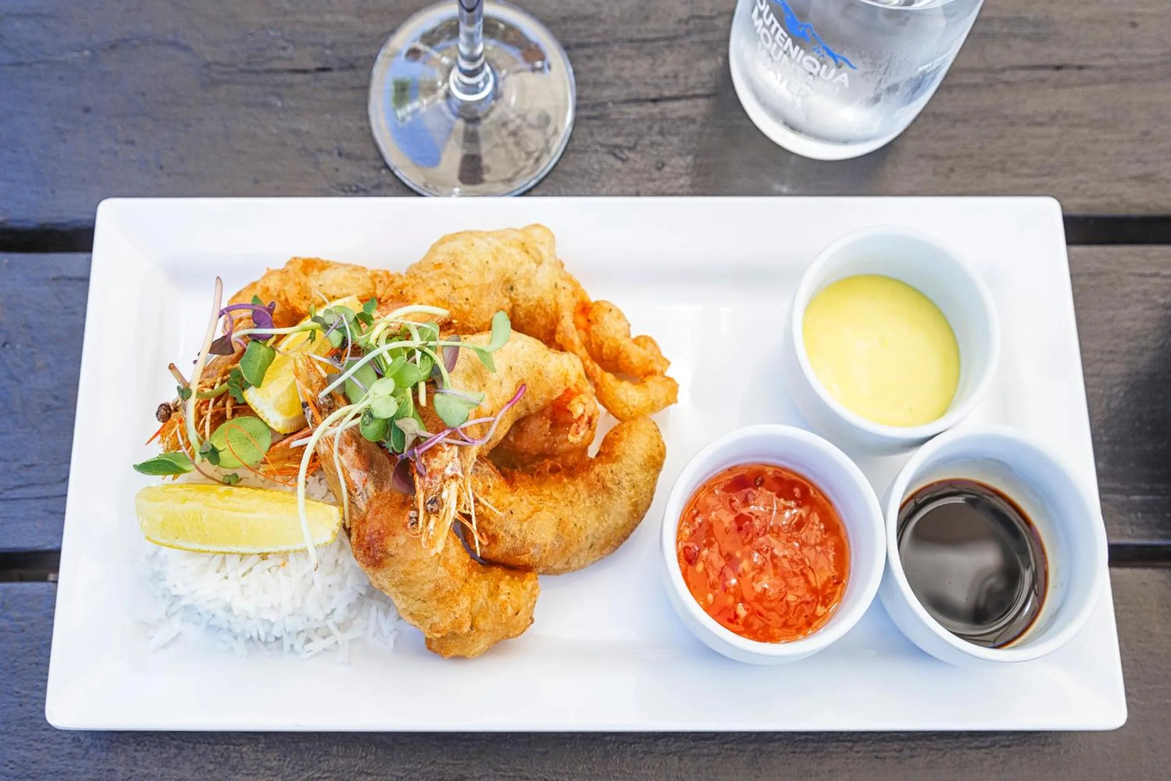 Food and drinks in Belvidere Manor Lagoonside Cottages