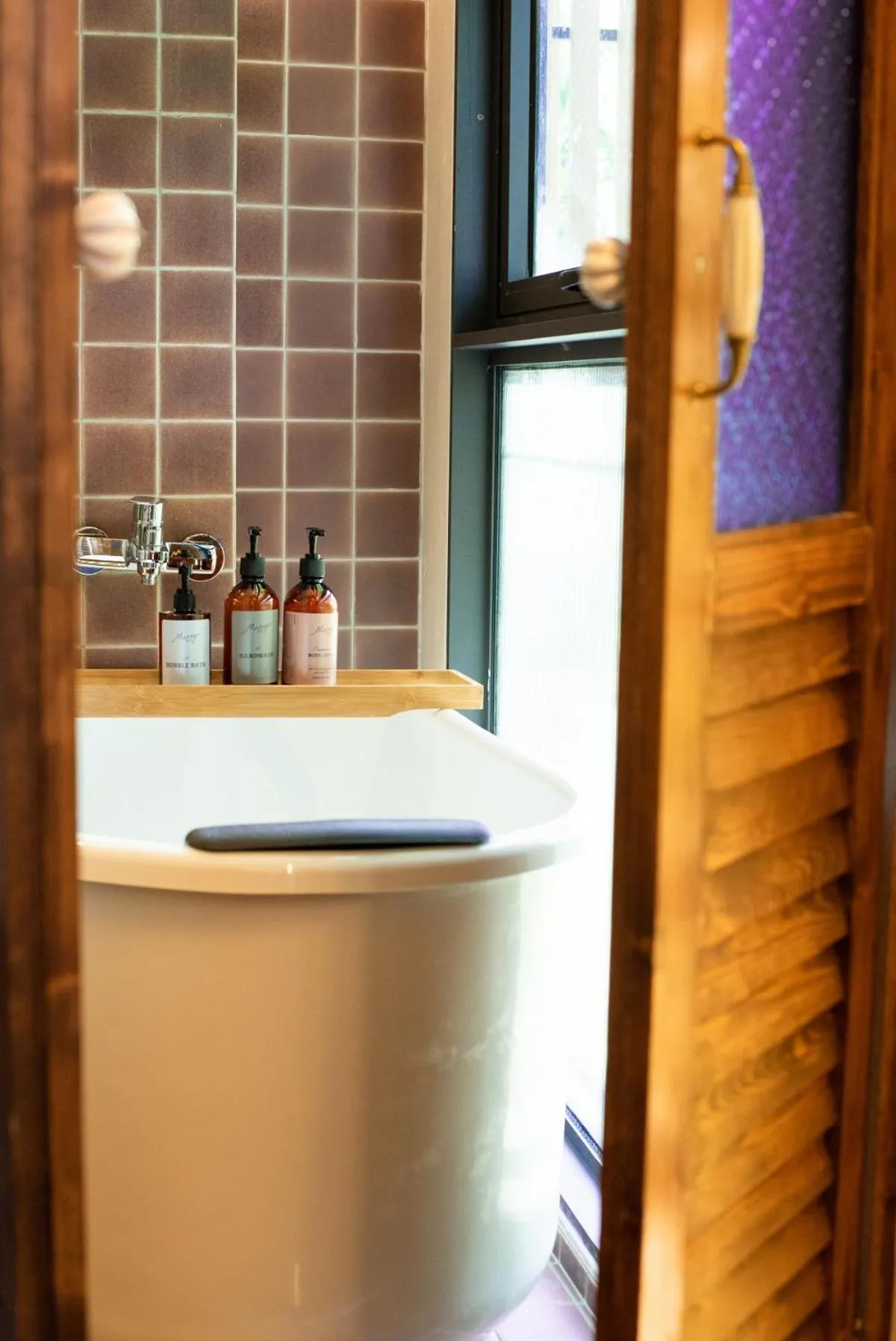Bathroom in Tints of Blue Hotel