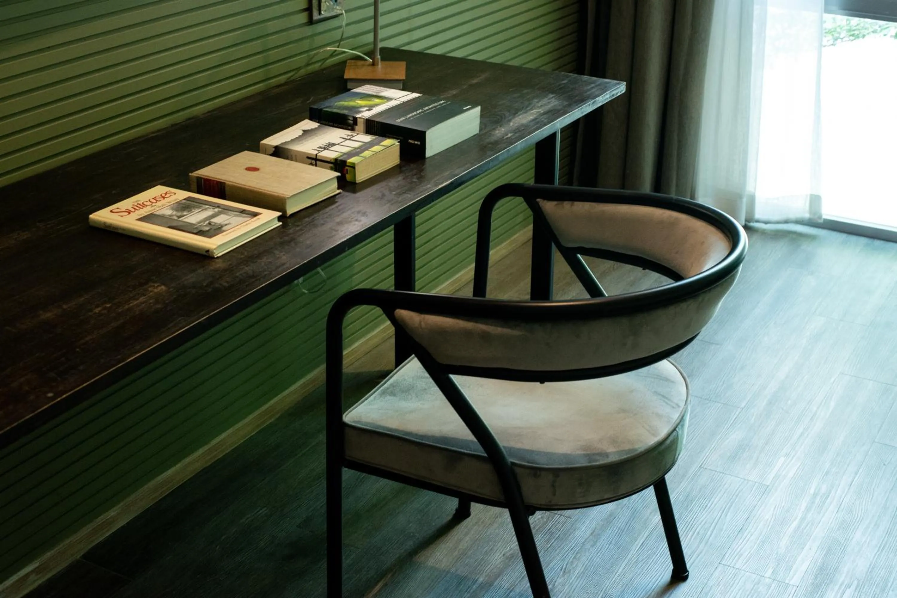 Living room in Tints of Blue Hotel