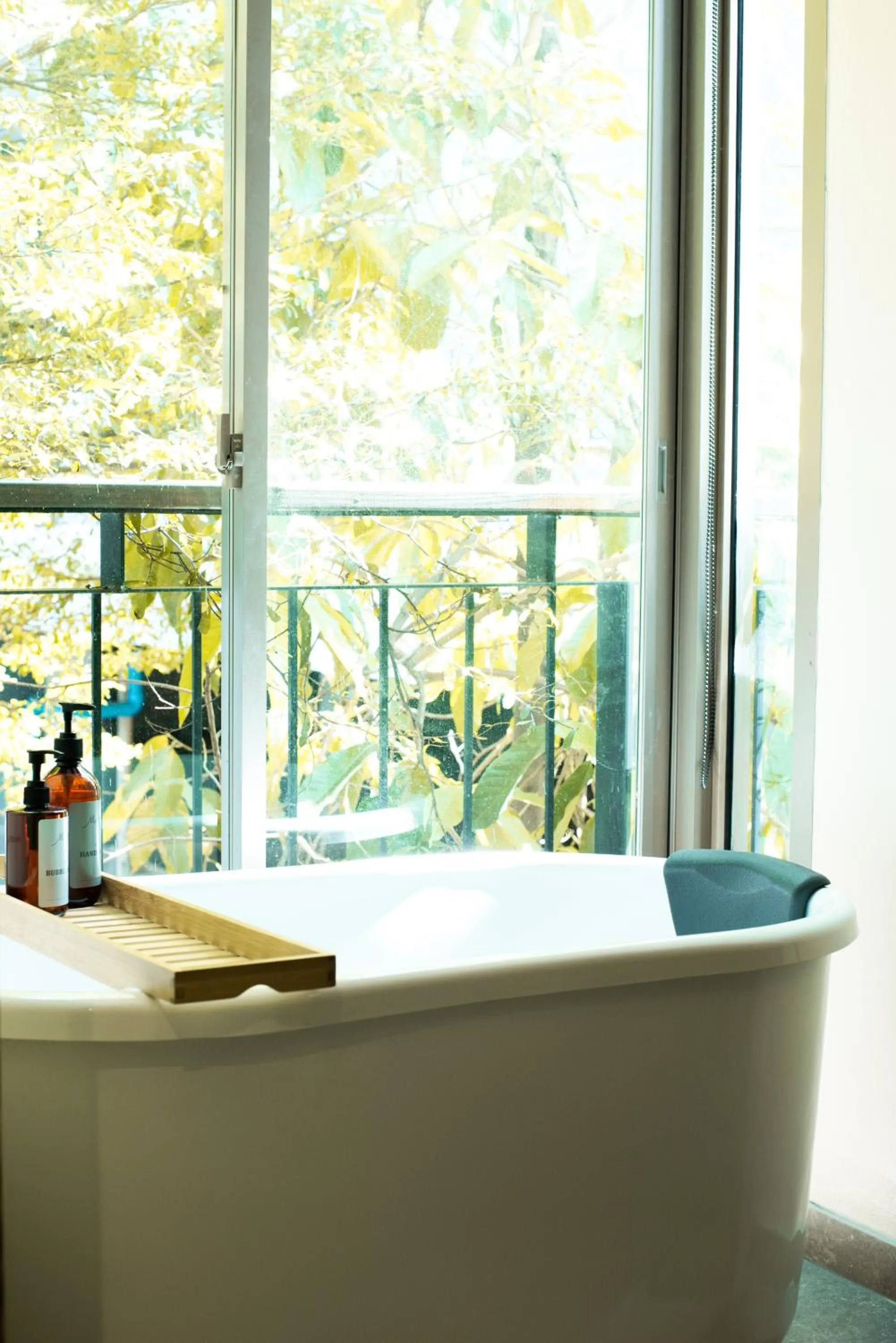 Bathroom in Tints of Blue Hotel