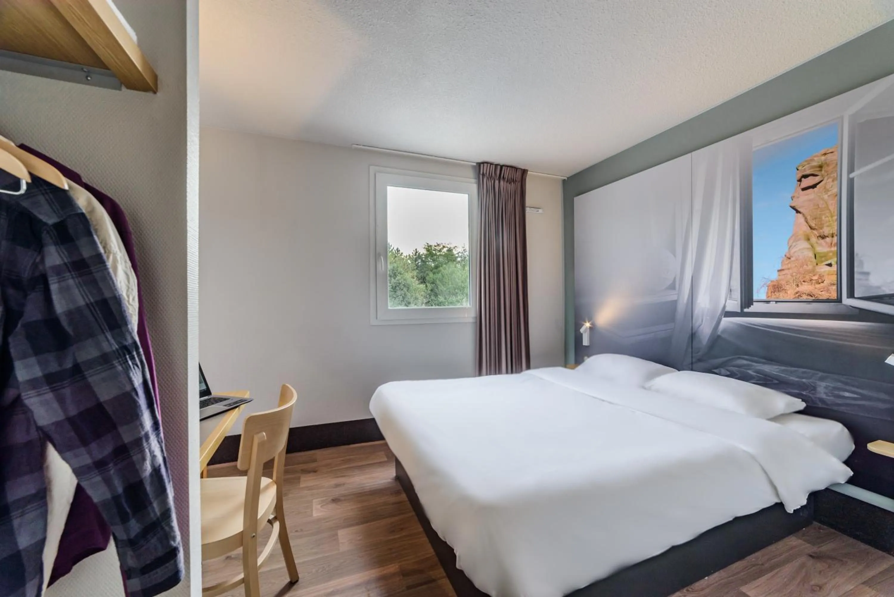 Bedroom, Bed in B&B HOTEL Belfort