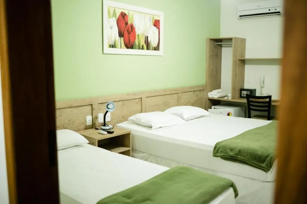 Bed in Pousada Porto Prime