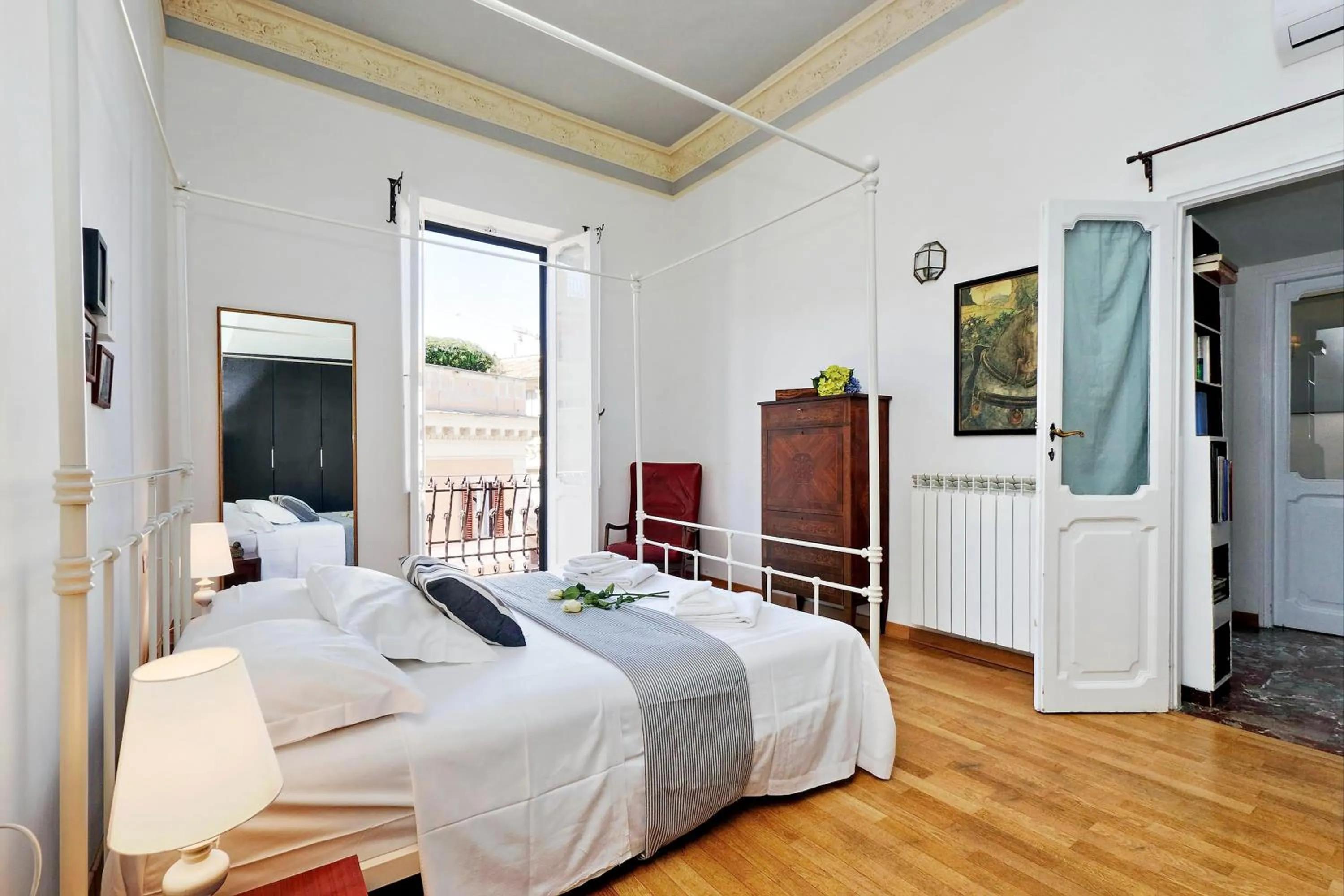 Bedroom, Bed in Spagna Penthouse