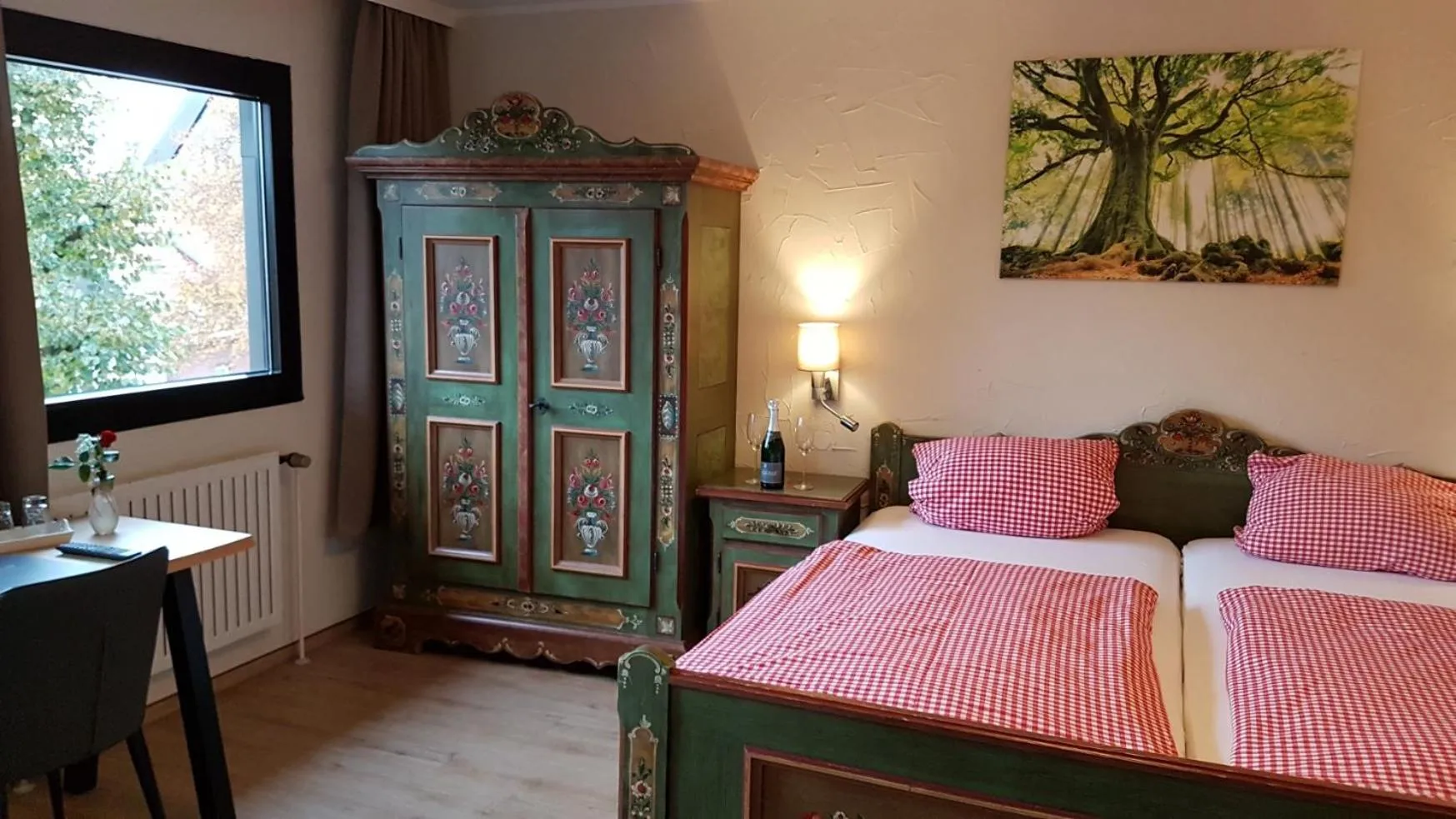 Bedroom, Bed in Landhotel-Restaurant Beckmann