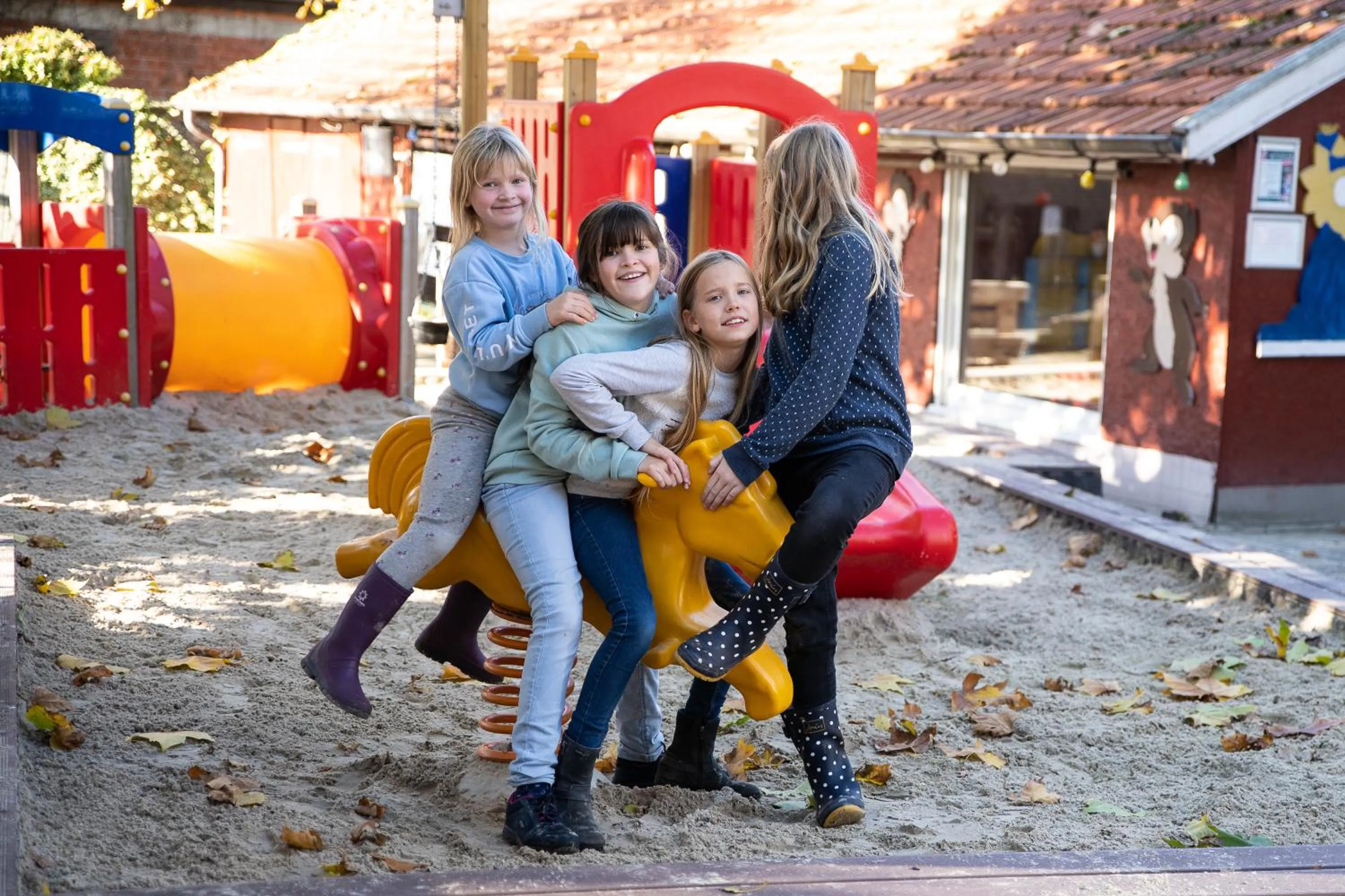 Children play ground in Landhotel-Restaurant Beckmann