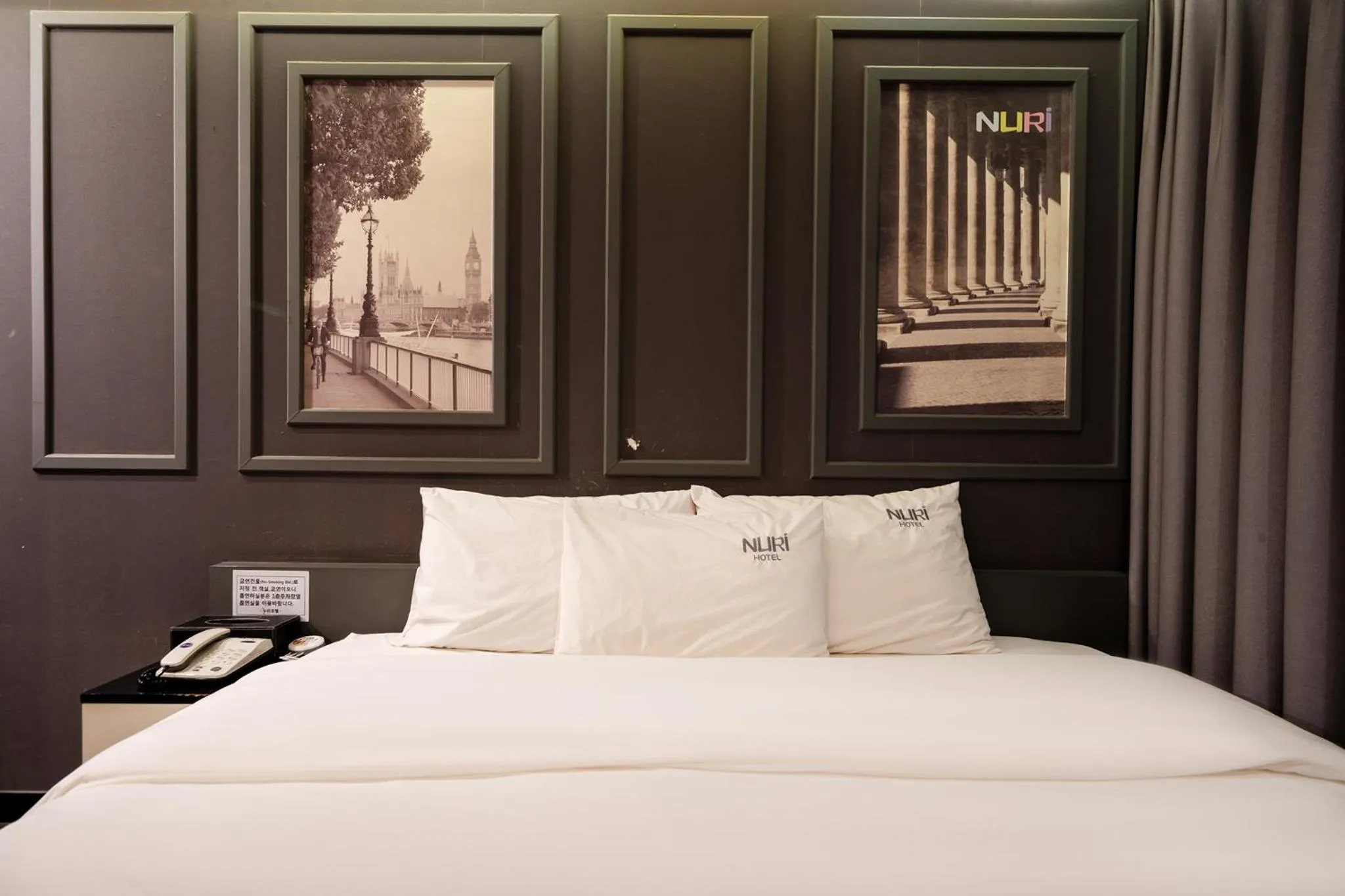 Bed in Busan Gwangalli Nuri Hotel