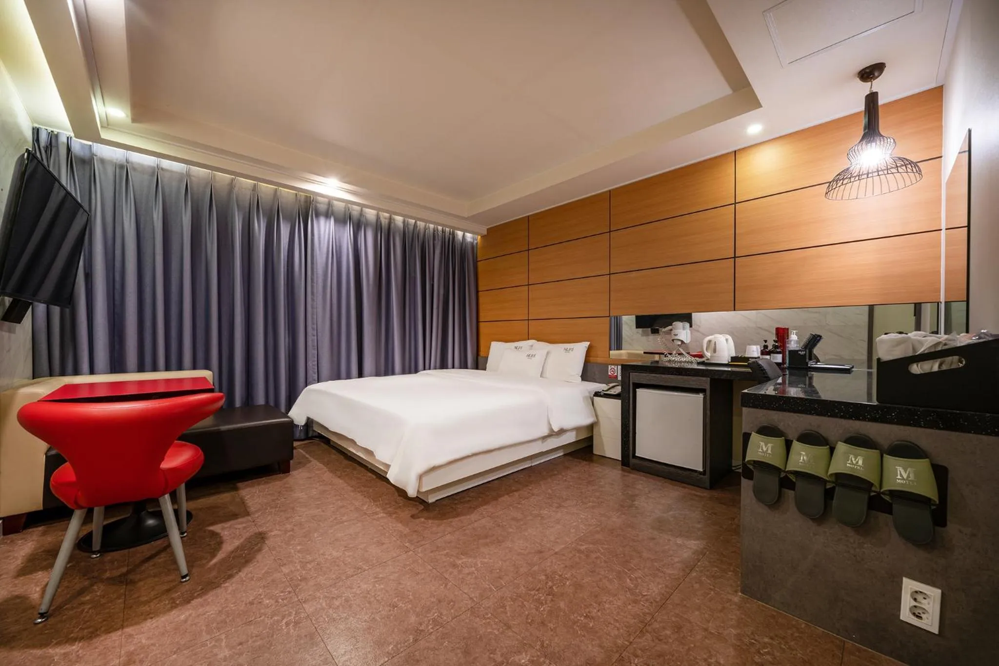 Bed in Busan Gwangalli Nuri Hotel