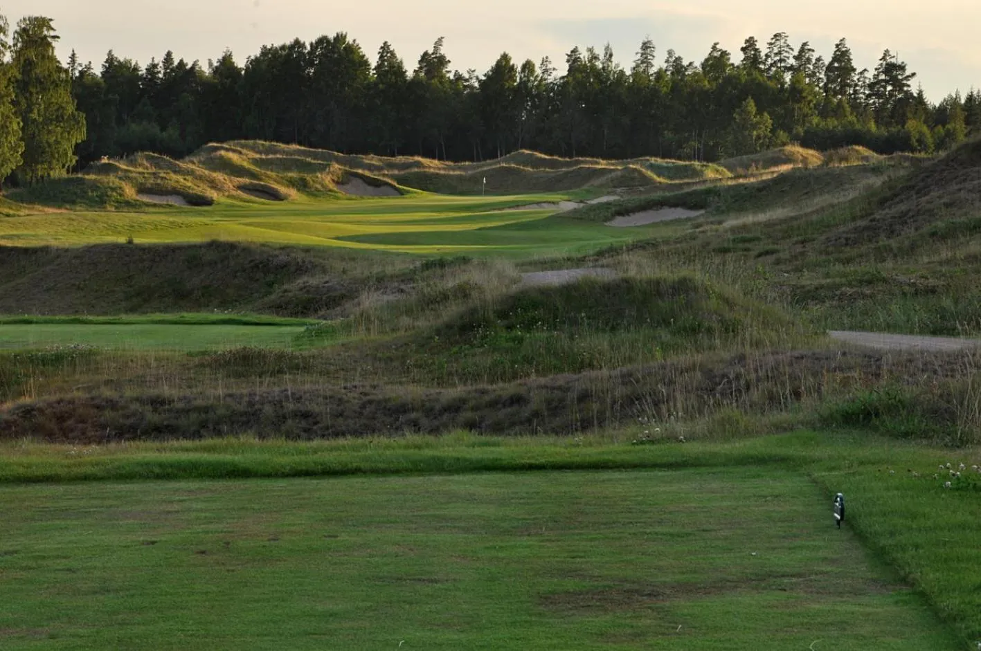 Natural landscape in Sand Golf Club