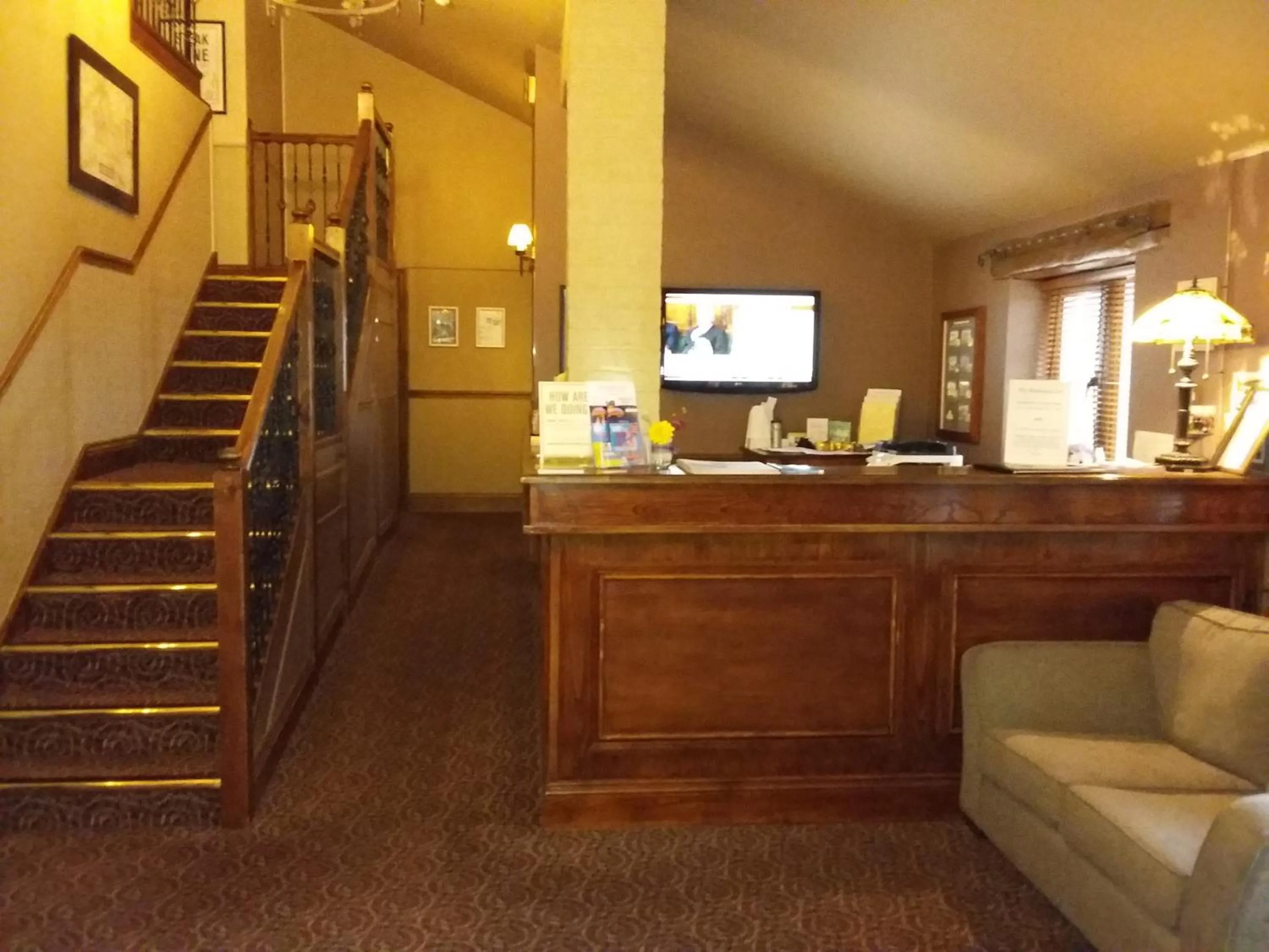 Lobby or reception in The Huntsman Inn