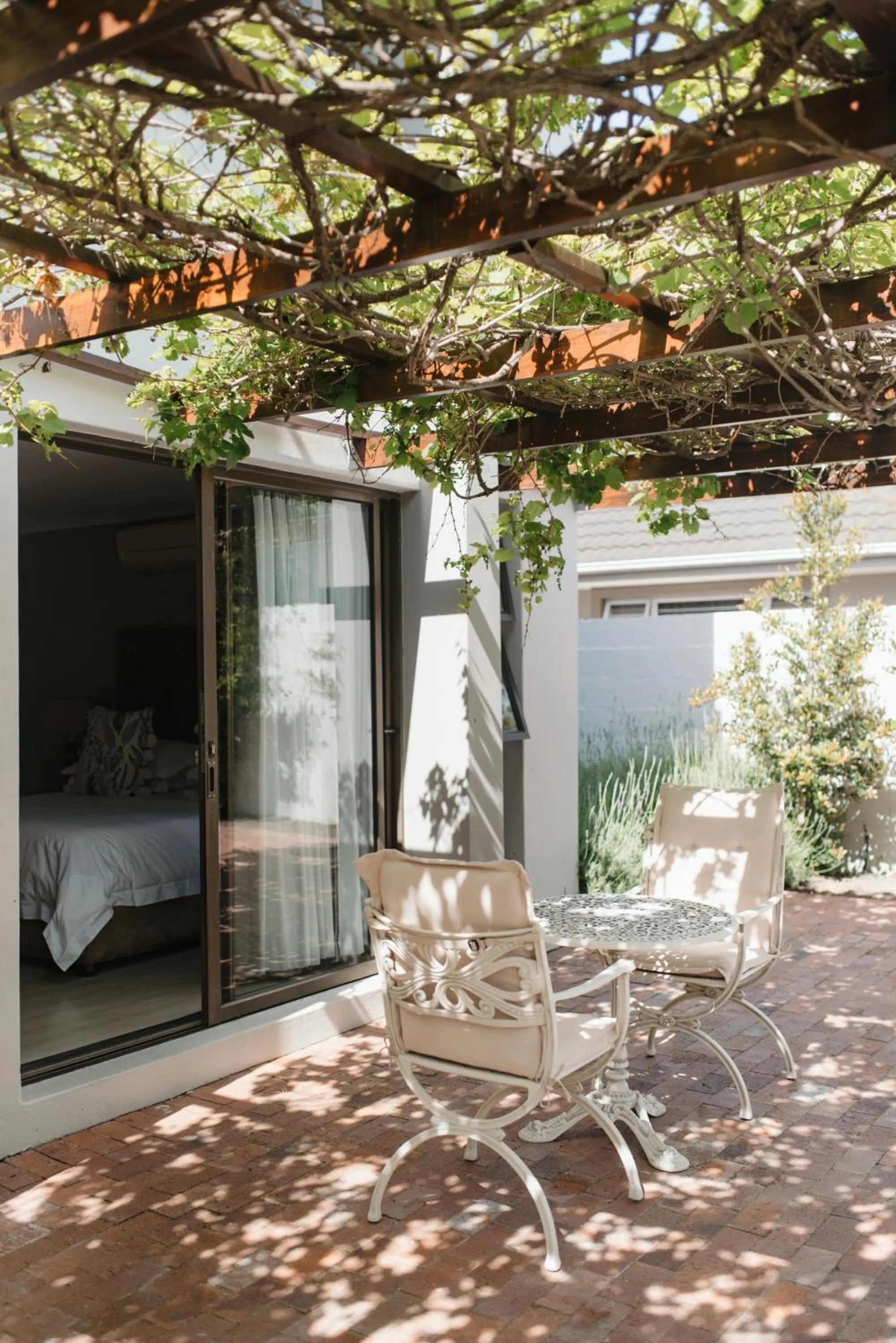 Patio in Whale Away Guest House