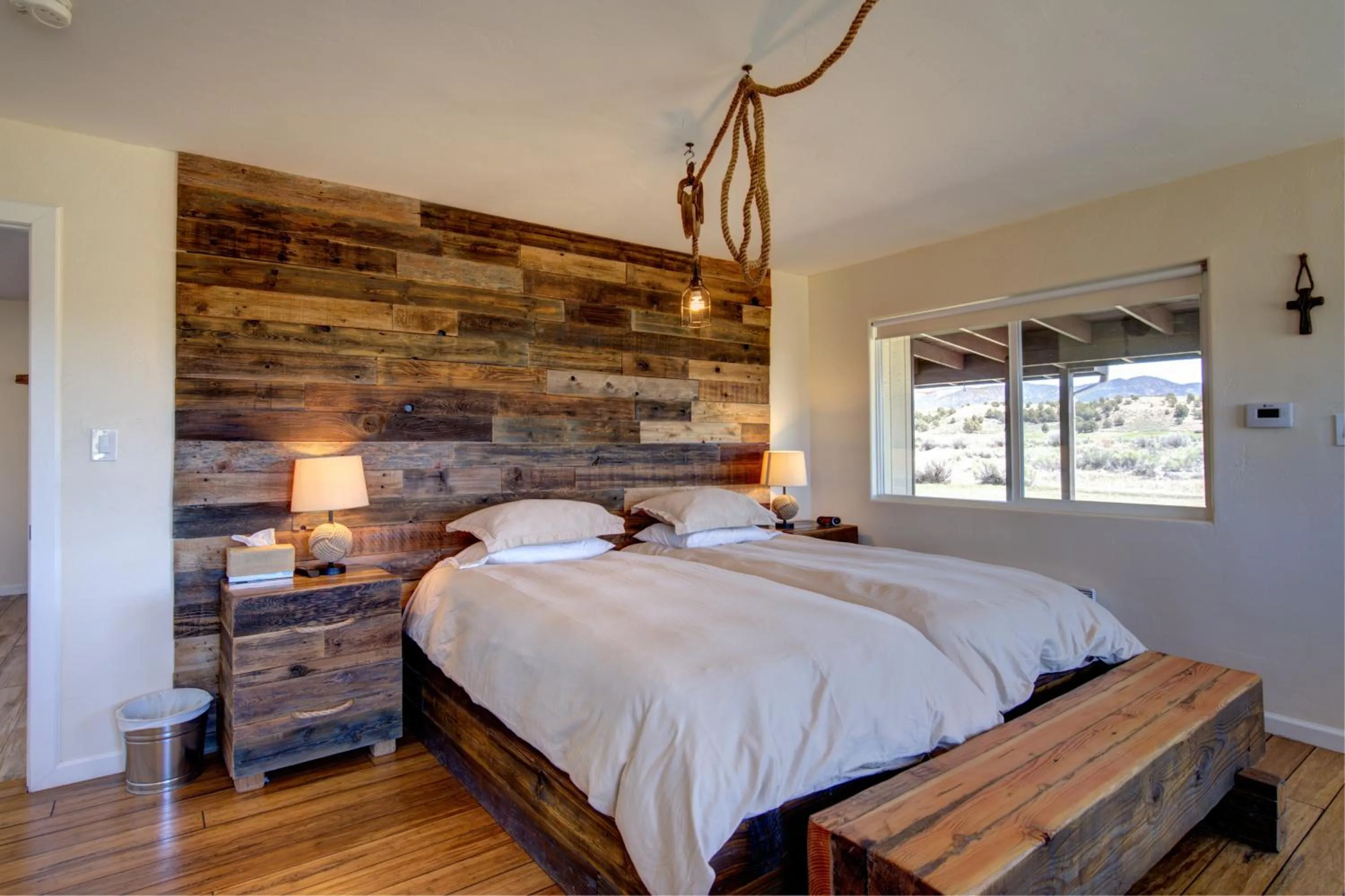 Bed in Sevier River Retreat
