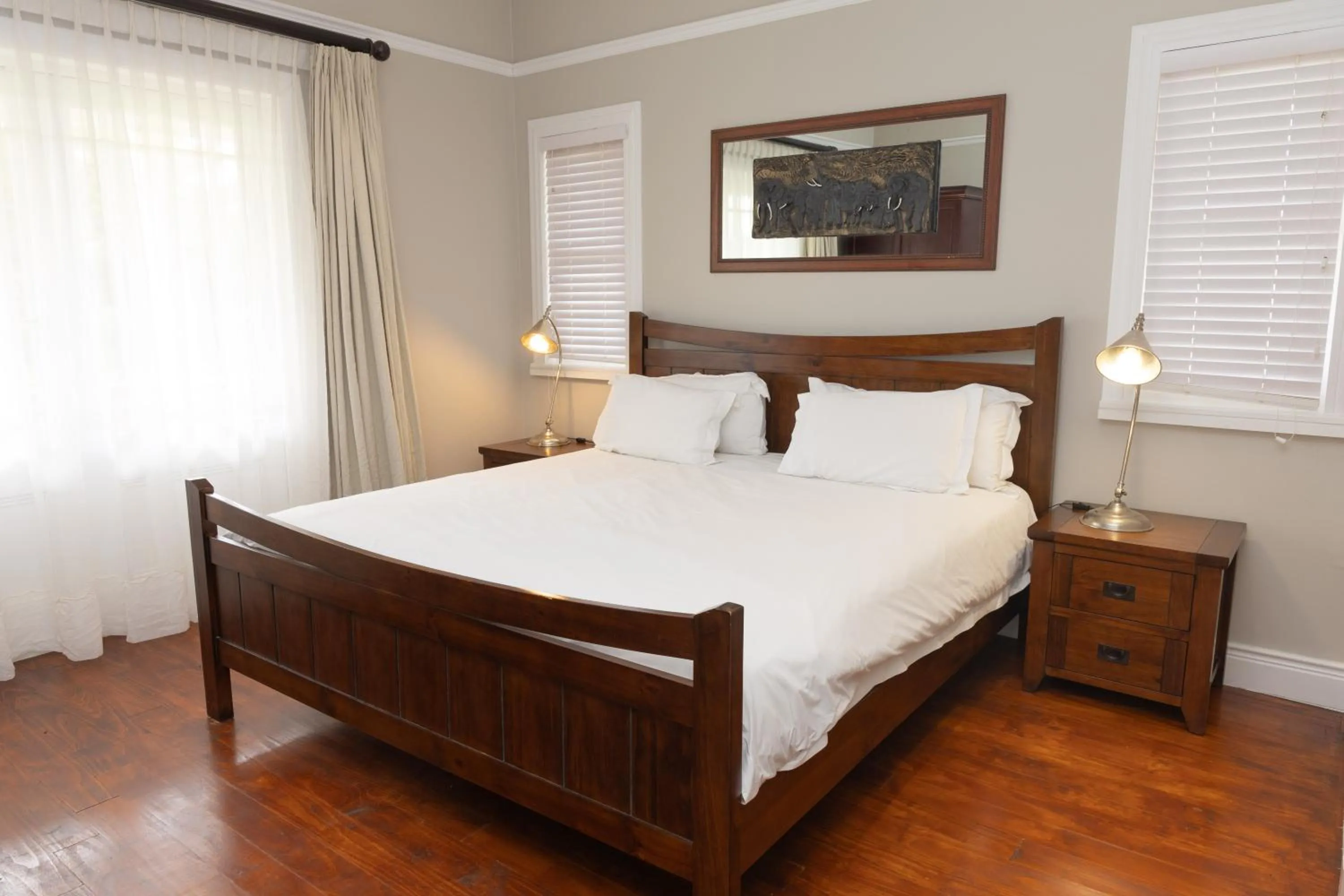 Bedroom, Bed in Premier Resort Mpongo Private Game Reserve