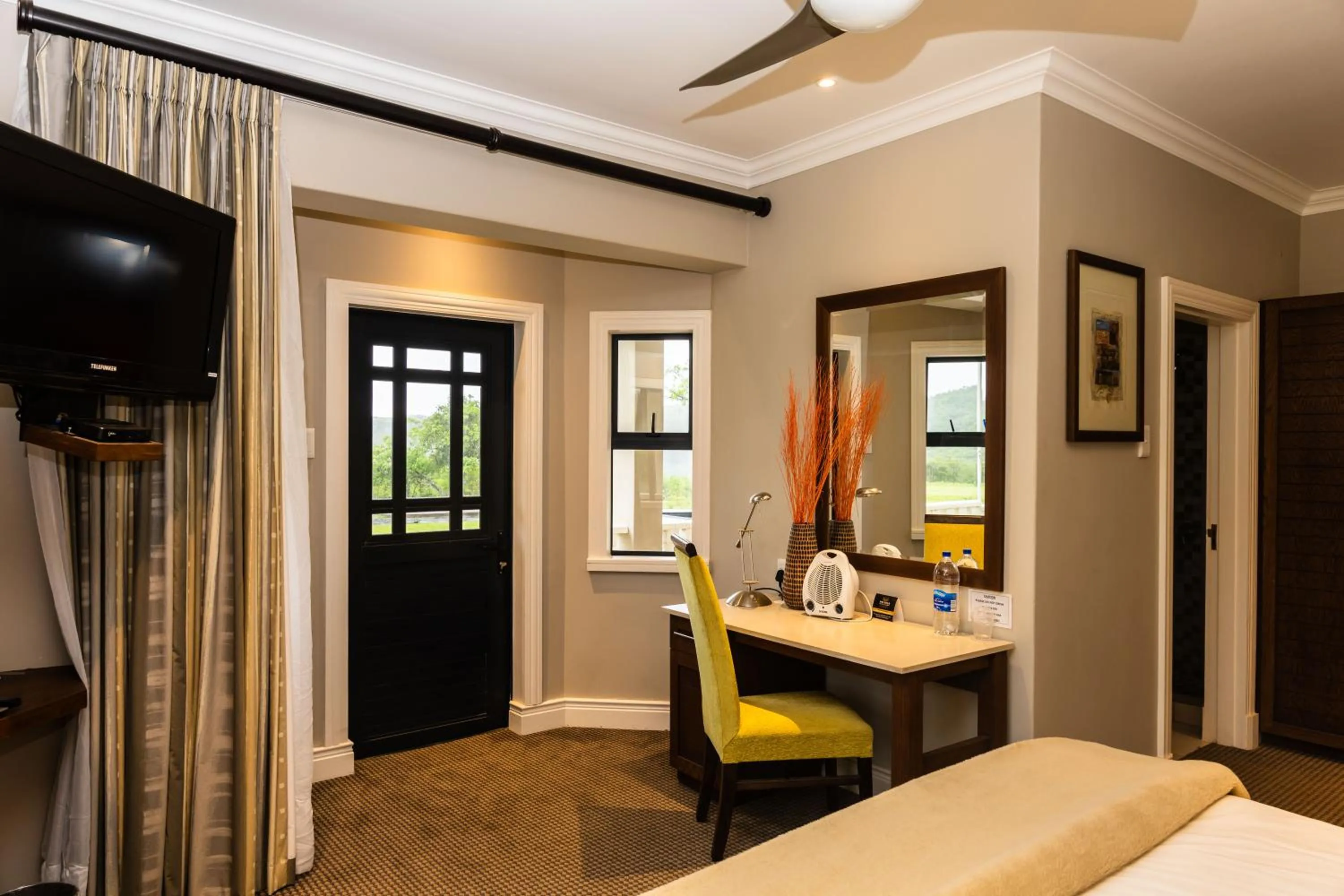 Bedroom, Bed in Premier Resort Mpongo Private Game Reserve