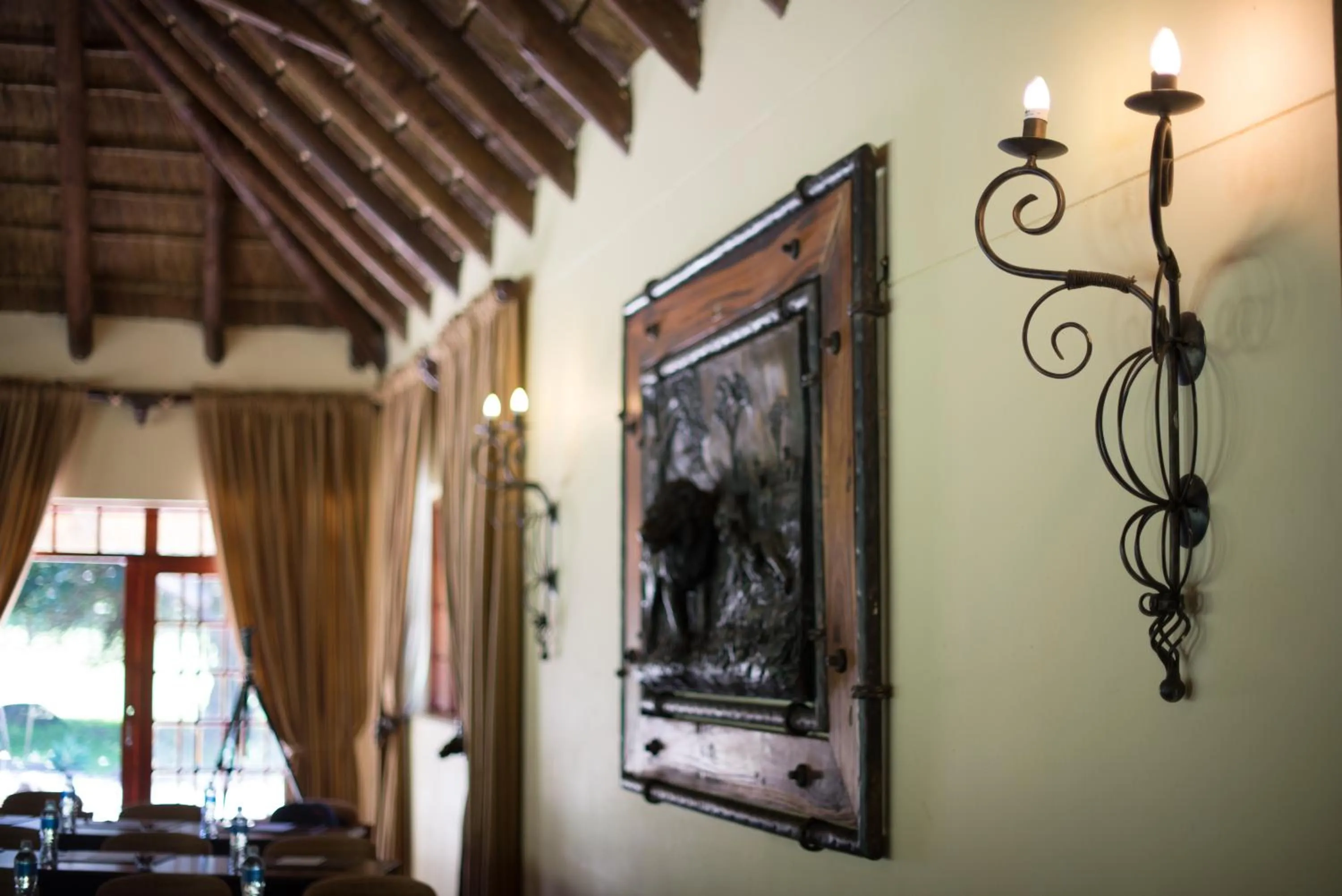 Decorative detail in Premier Resort Mpongo Private Game Reserve