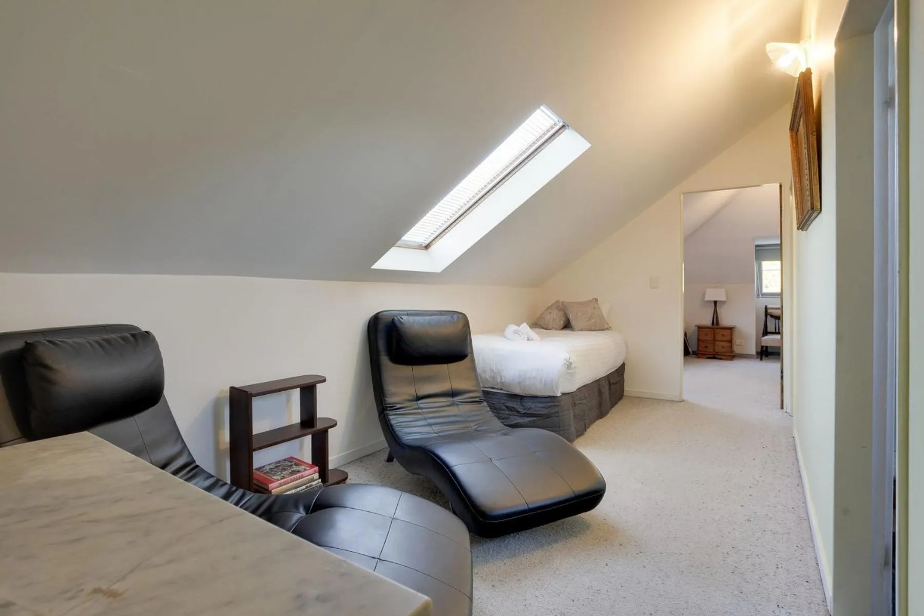 Seating area, Bed in Whites Corner