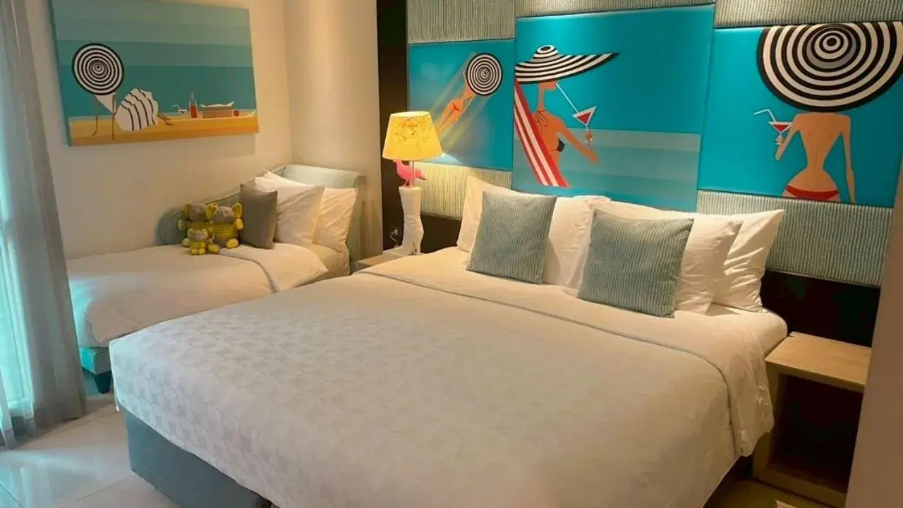 Deluxe Family Room in Hotel Clover Asoke - SHA Extra Plus Deluxe Family Room in Hotel Clover Asoke - SHA Extra Plus