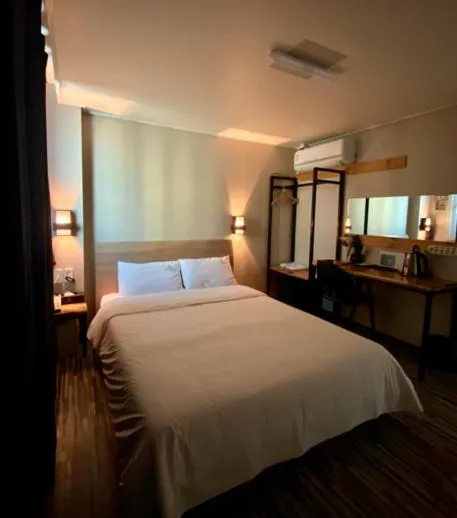 Bed in Stay Pohang Hotel