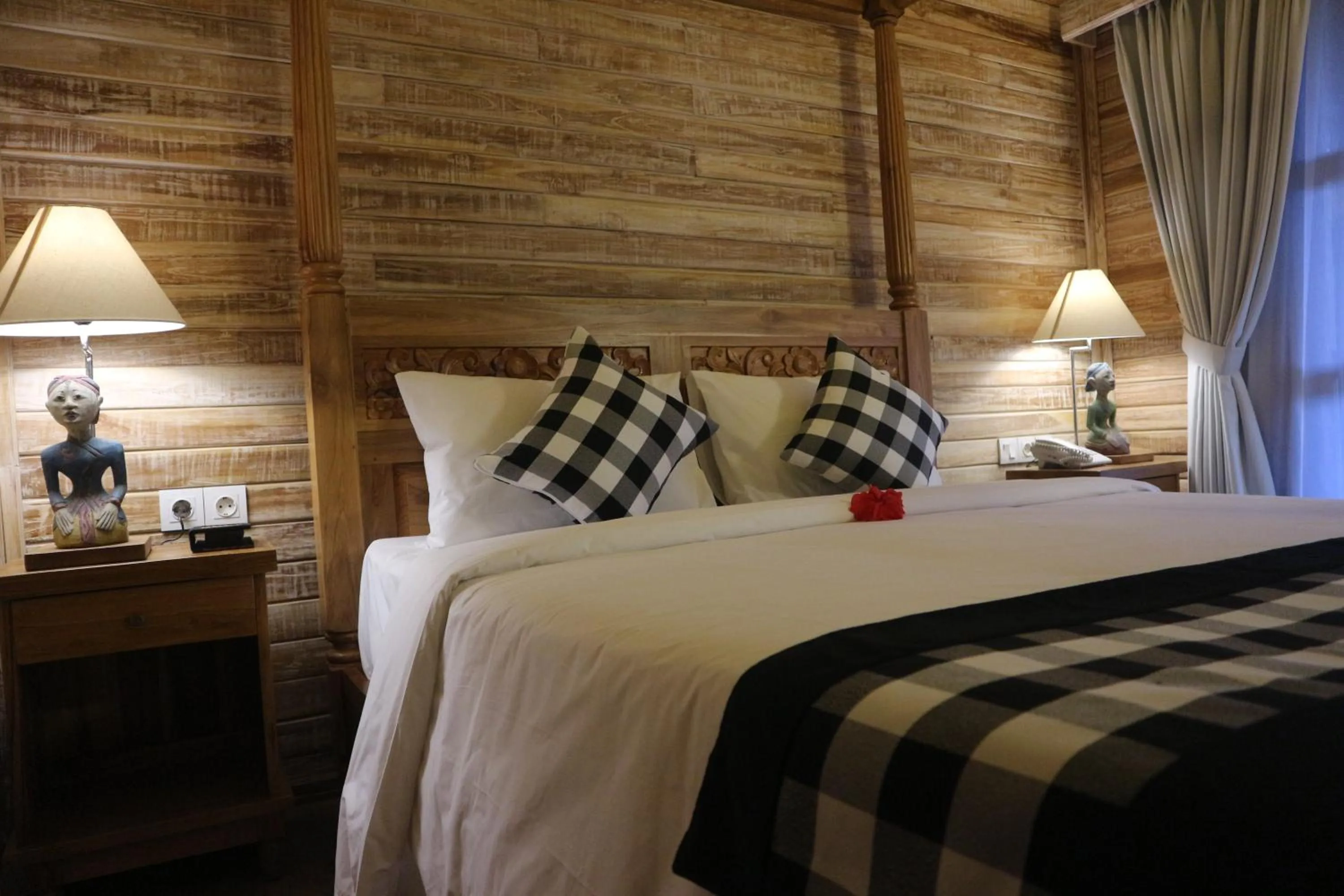 Bed in De Umah Bali Eco Tradi Home