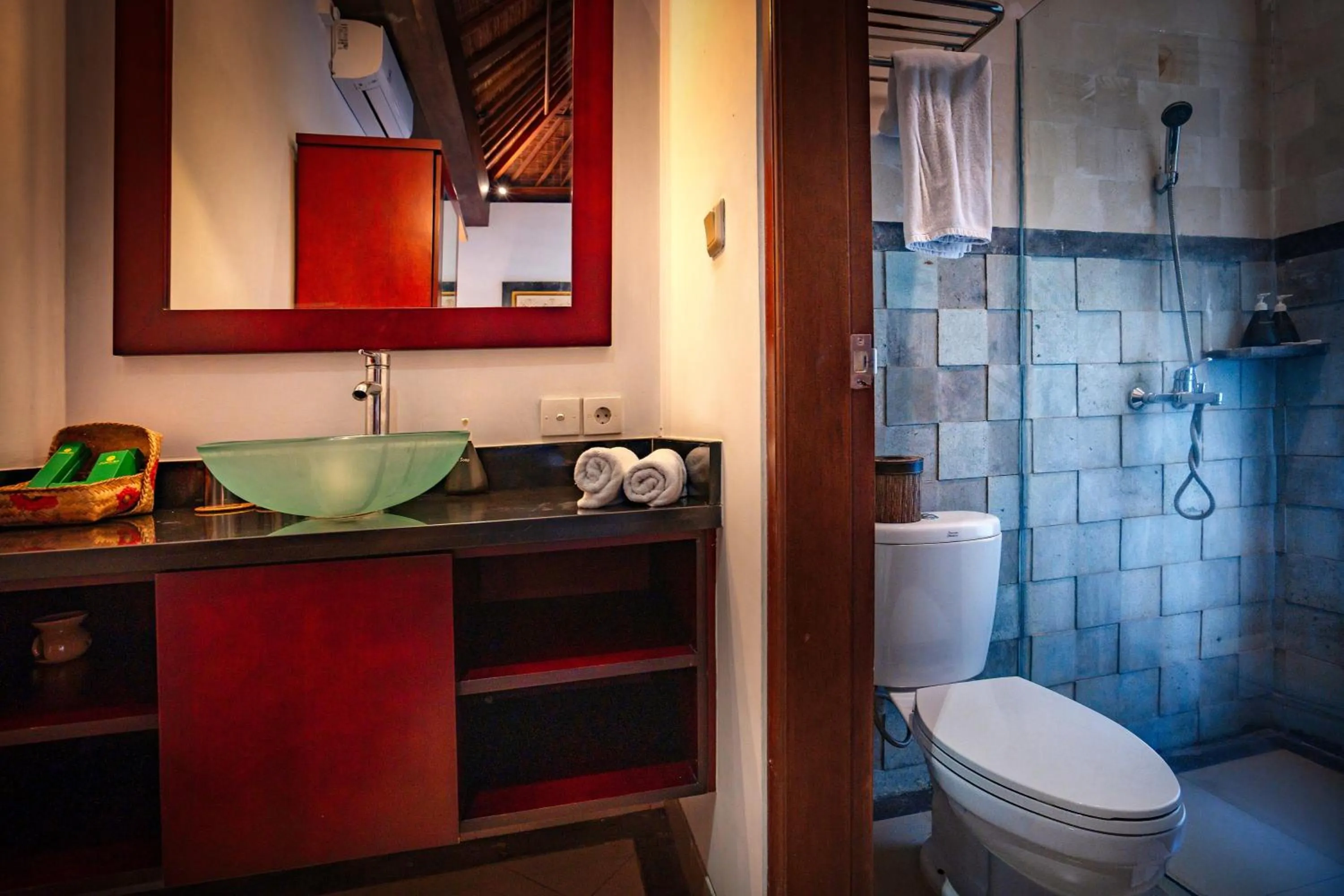 Bathroom in De Umah Bali Eco Tradi Home