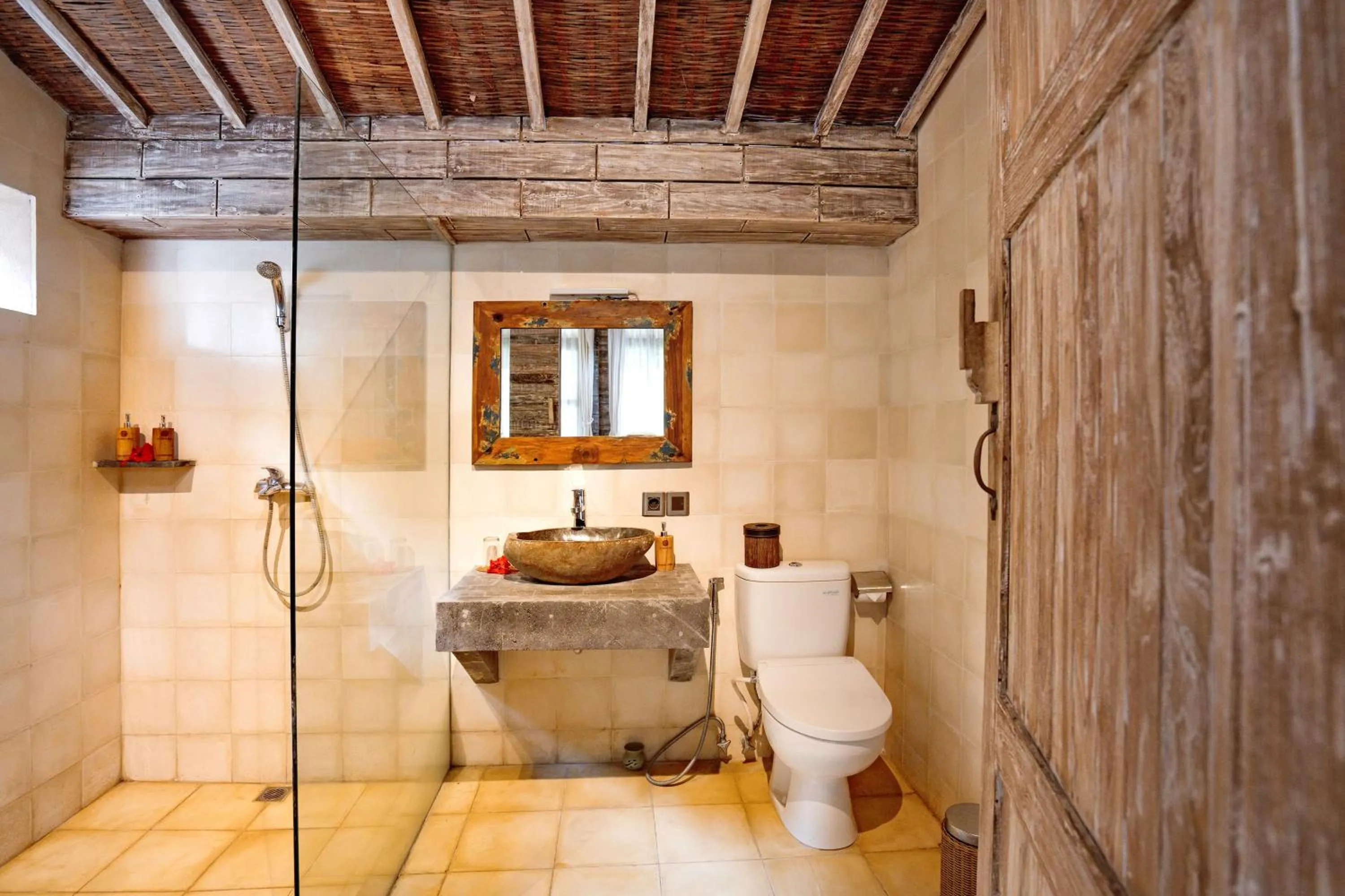 Shower in De Umah Bali Eco Tradi Home