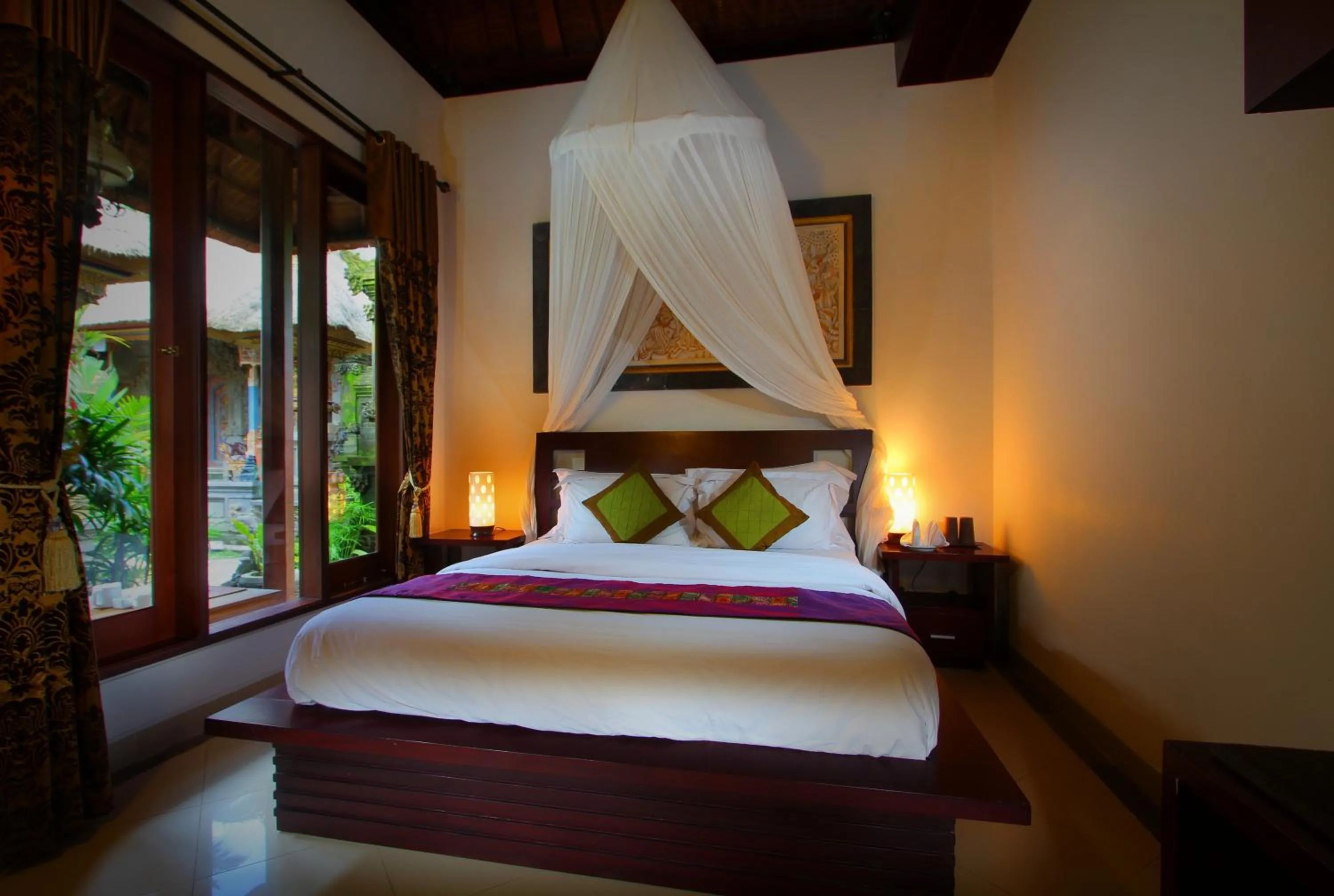 Bed in De Umah Bali Eco Tradi Home