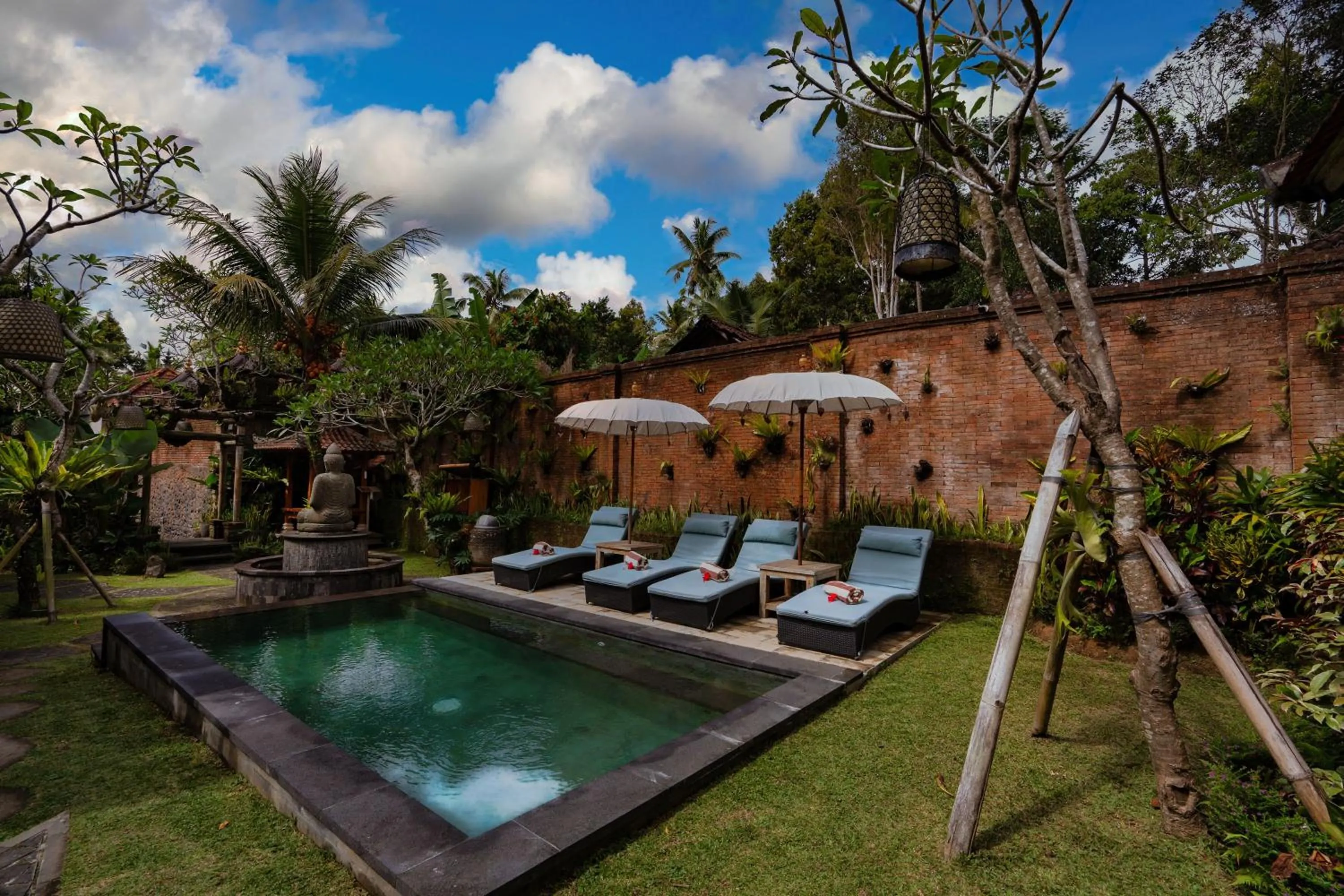 Natural landscape in De Umah Bali Eco Tradi Home
