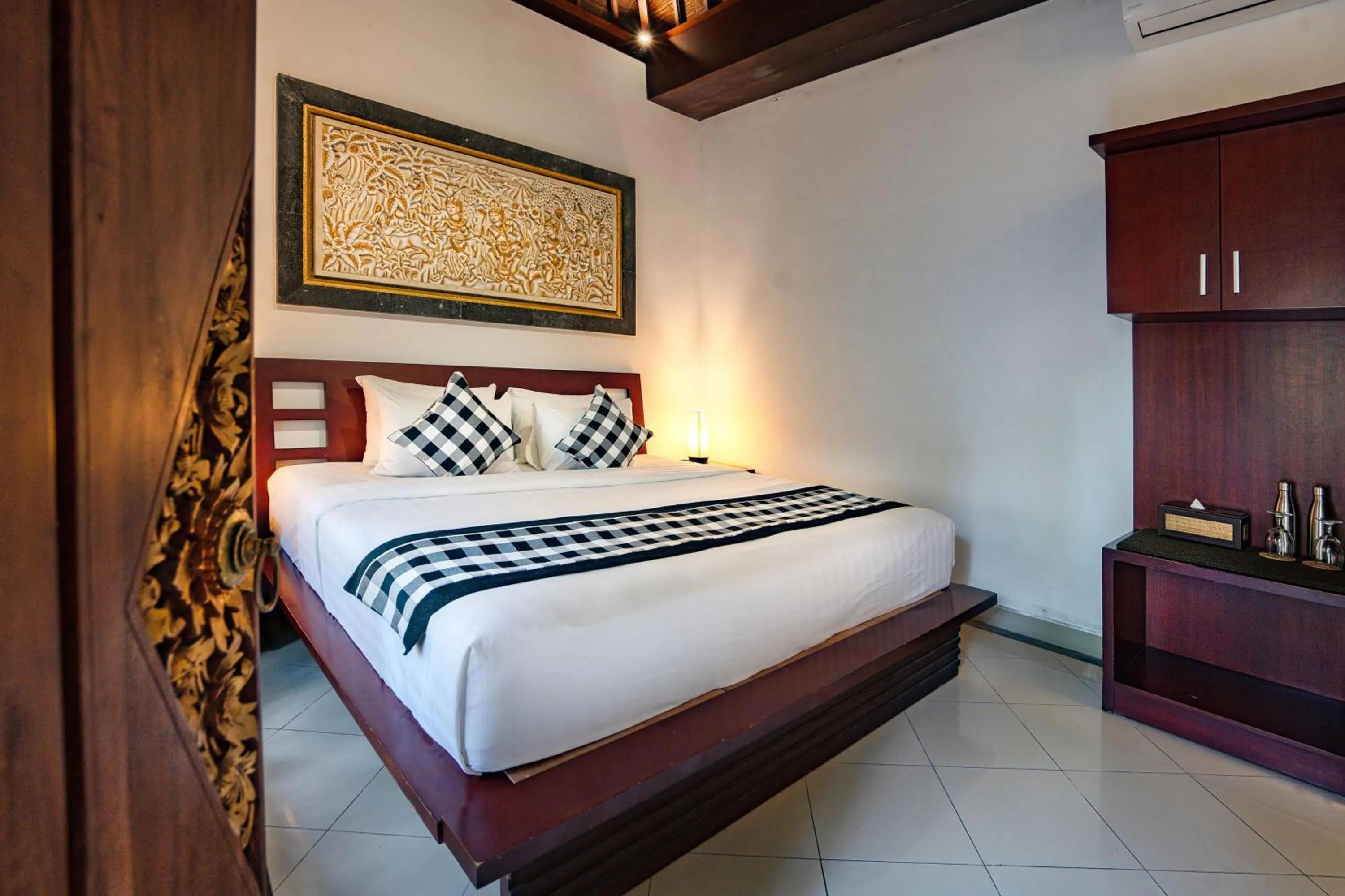 Bed in De Umah Bali Eco Tradi Home