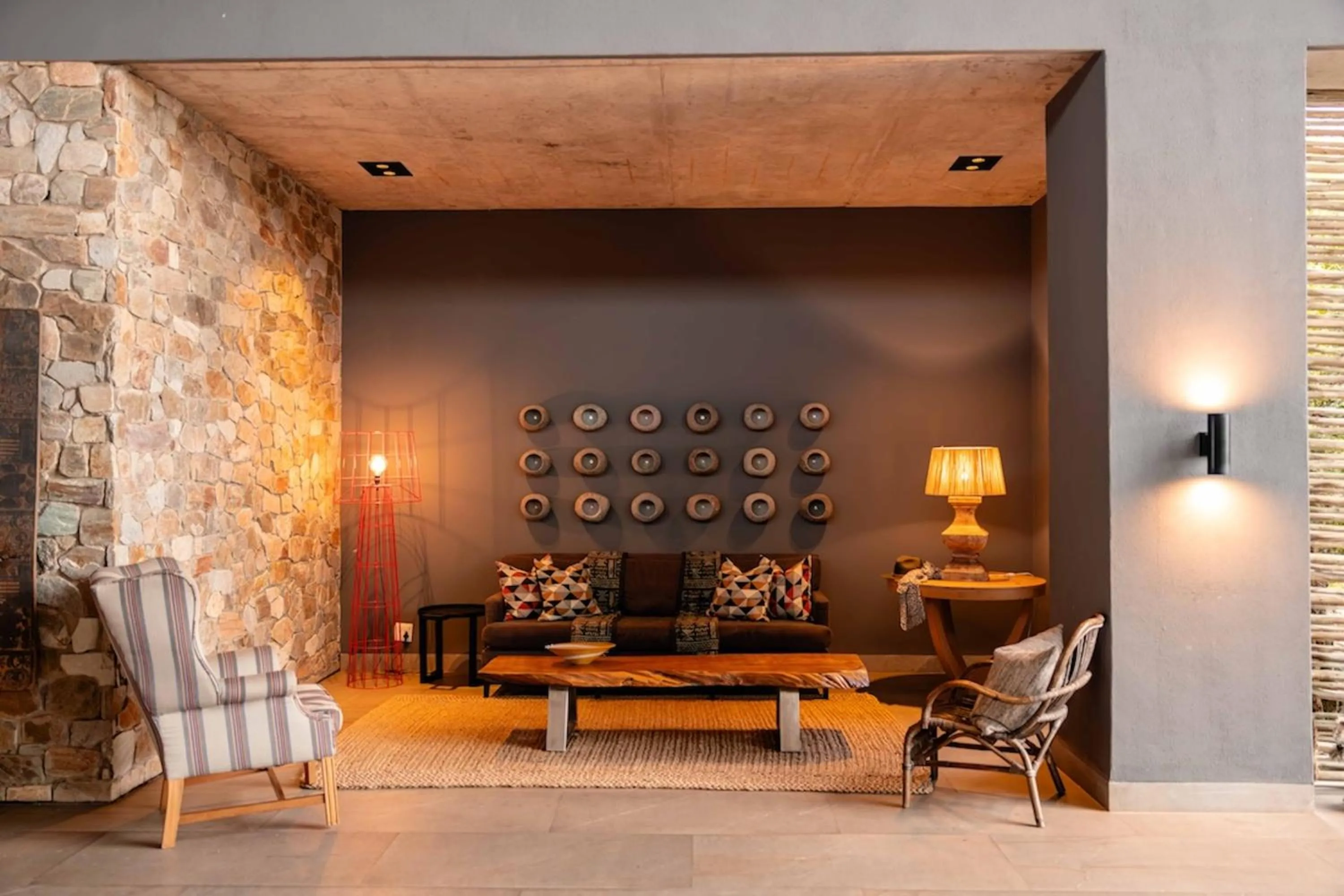 Lounge or bar in Kapama River Lodge