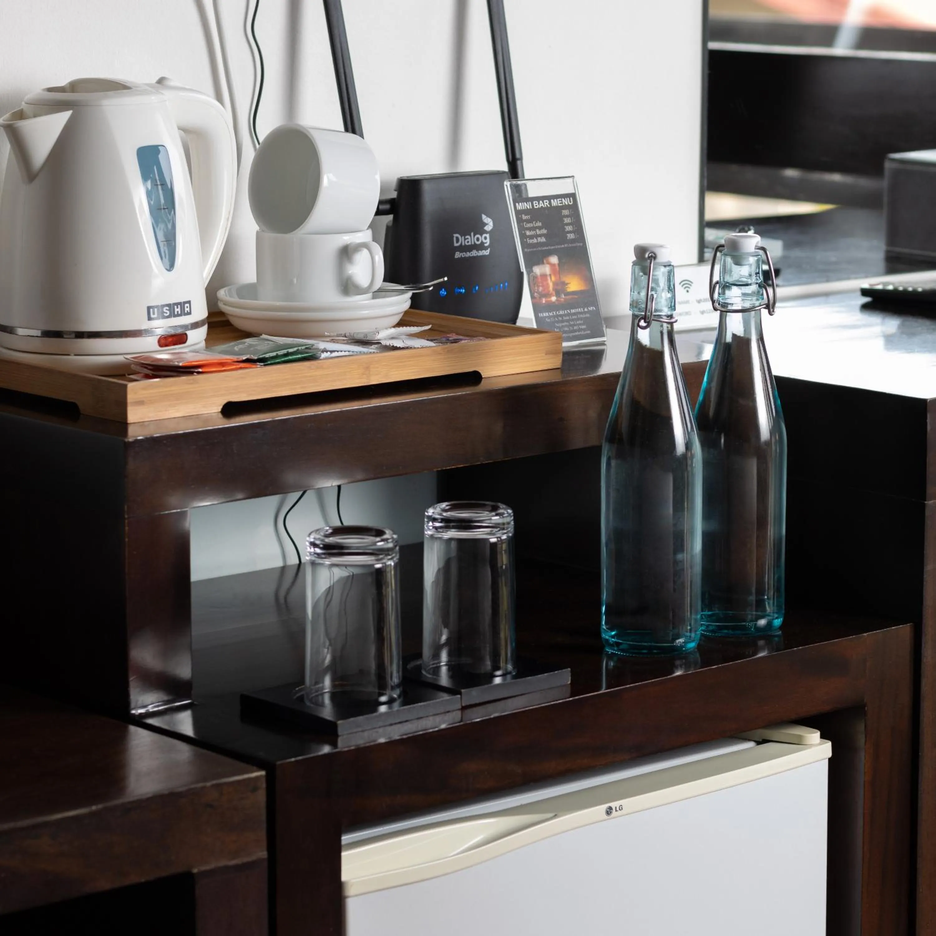 Kitchen or kitchenette in Terrace Green Hotel and Spa - Free Airport Shuttle Service