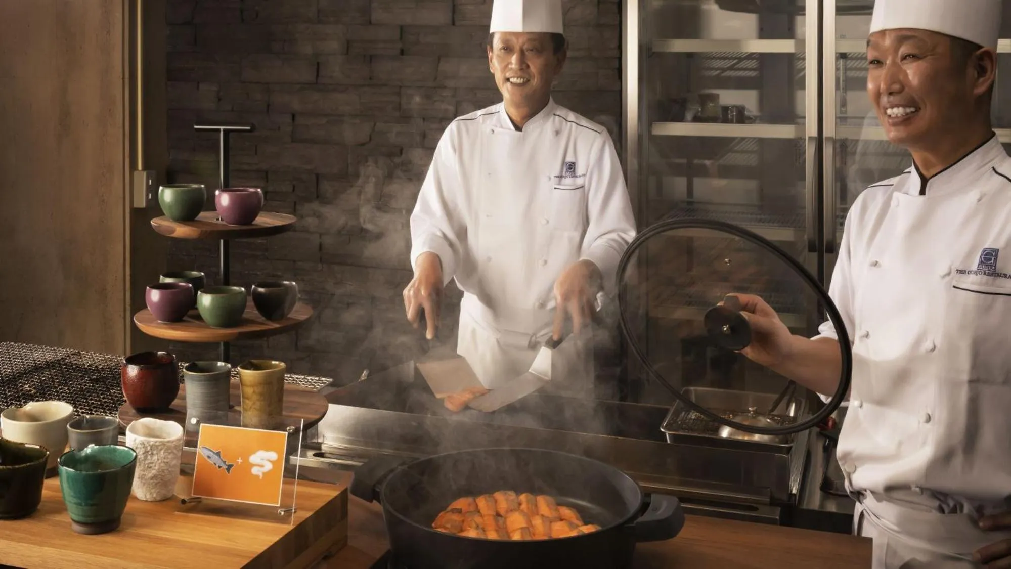 Food and drinks in Kamogawa Grand Hotel