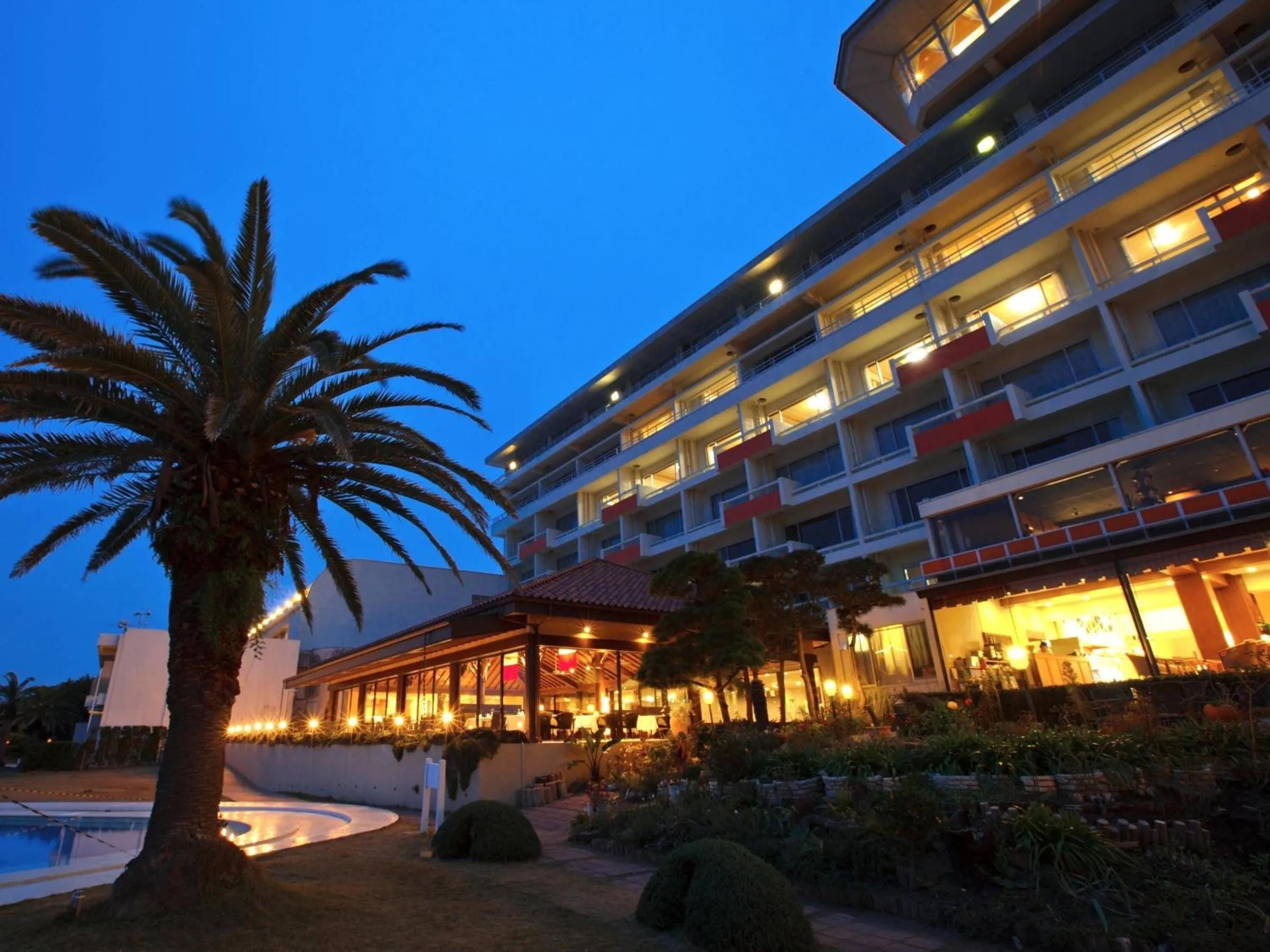 Facade/entrance in Kamogawa Grand Hotel