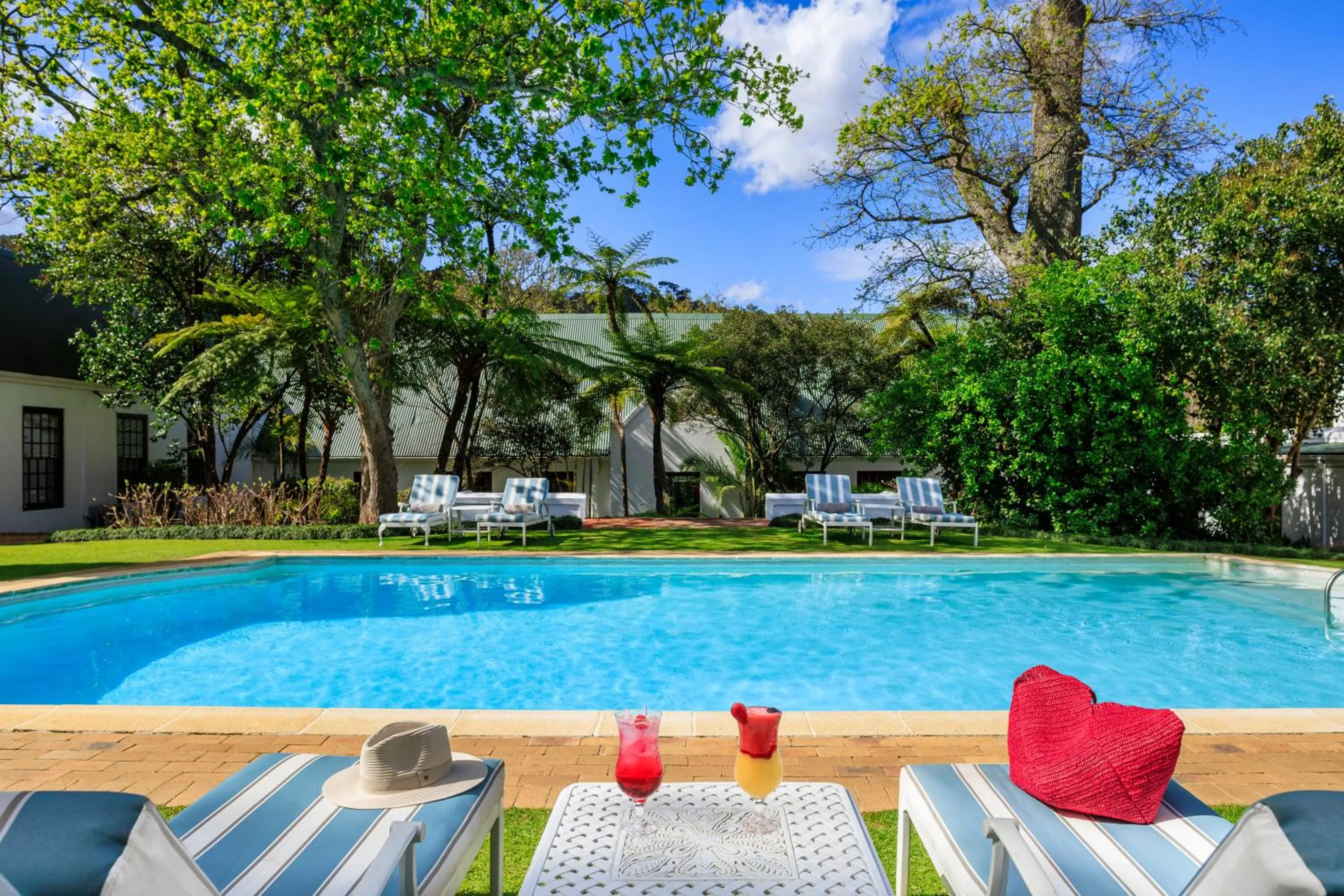 Pool view in The Cellars-Hohenort